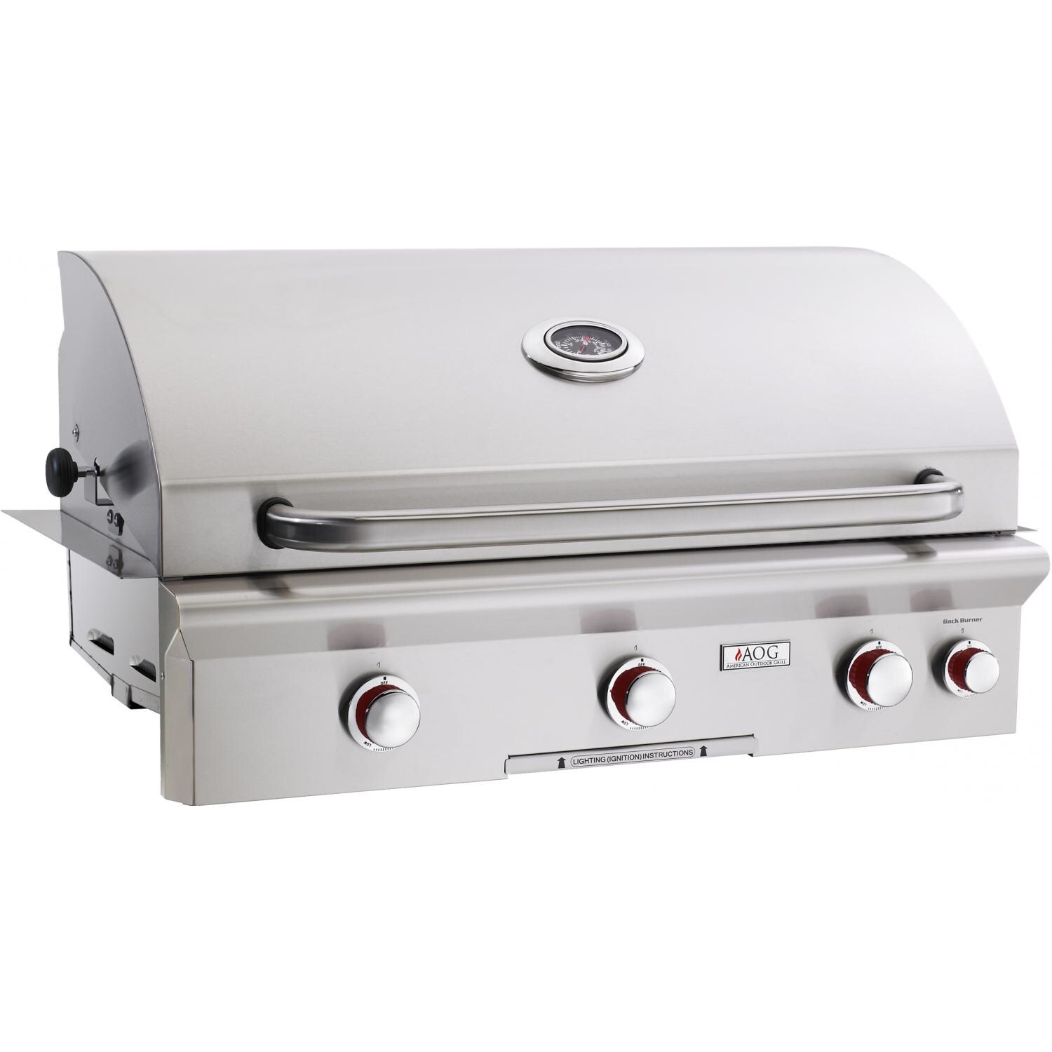 American Outdoor Grill T-Series 36-Inch 3-Burner Built-In Natural Gas Grill With Rotisserie - 36NBT thumbnail