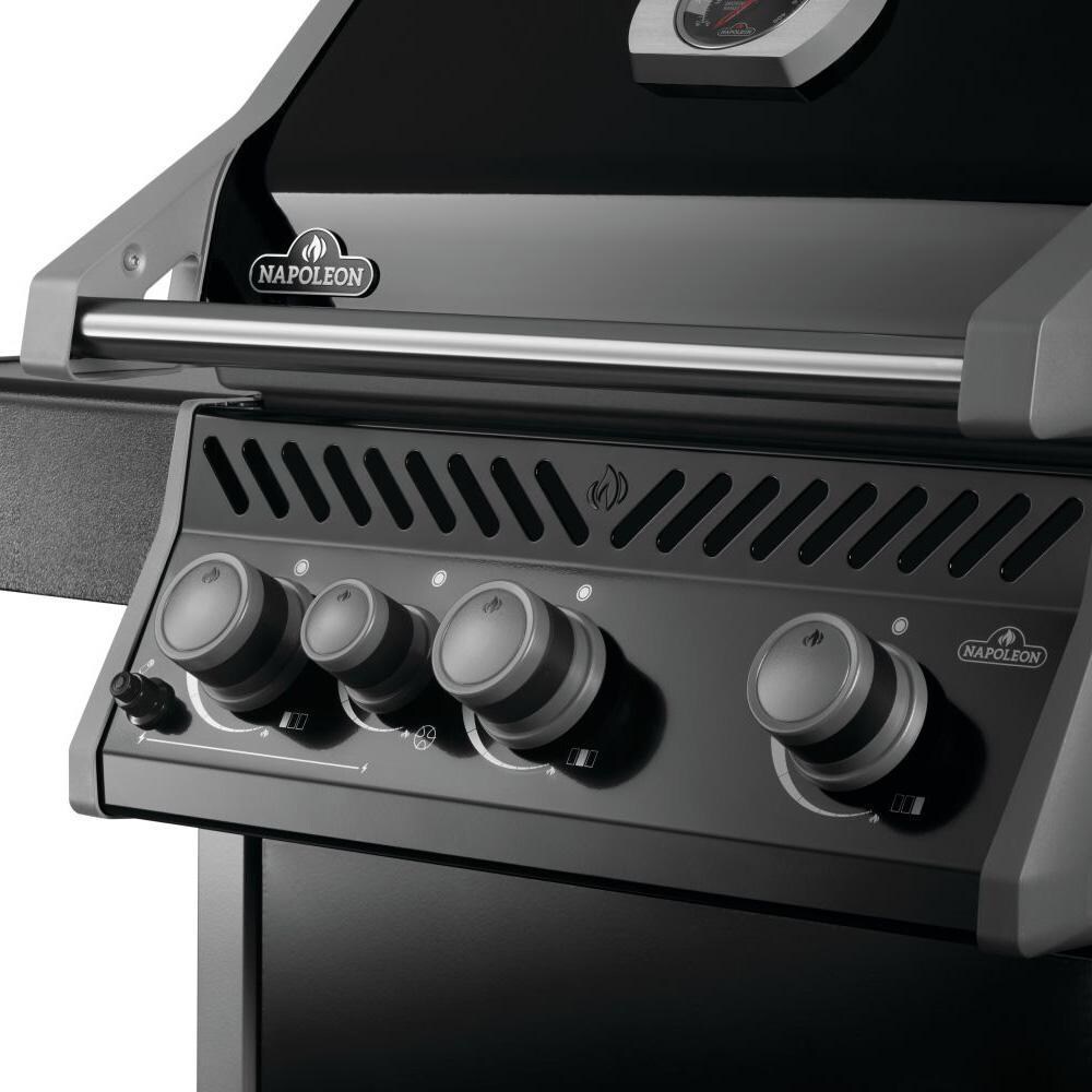 Napoleon R425SBPK-2-FB Rogue 425 3-Burner Propane Grill w/ Range Side Burner - Black - Knobs - Detail thumbnail