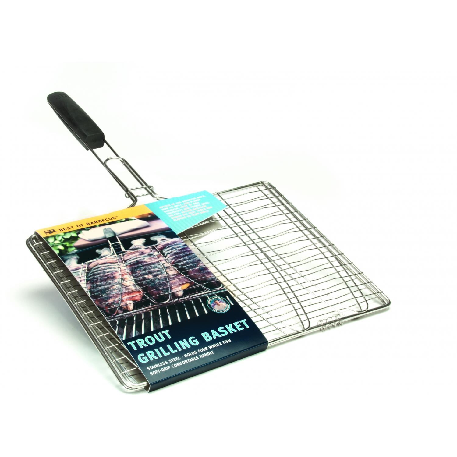 Steven Raichlen Stainless Steel Trout Grilling Basket - In Package thumbnail