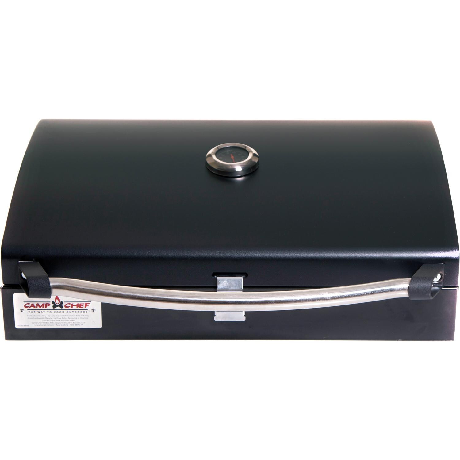 Camp Chef BB90L Deluxe BBQ Grill Box 90 Accessory For 16-Inch Stoves - Grill Box Front thumbnail