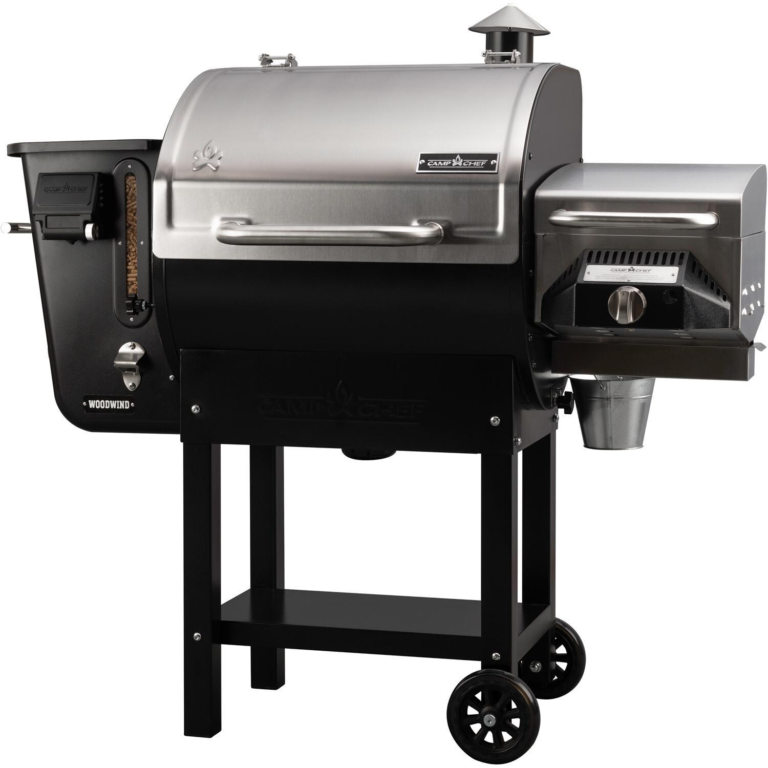 Camp Chef PG24XRSS 24-Inch WiFi Woodwind Pellet Grill With Sear Box - Right Side View thumbnail
