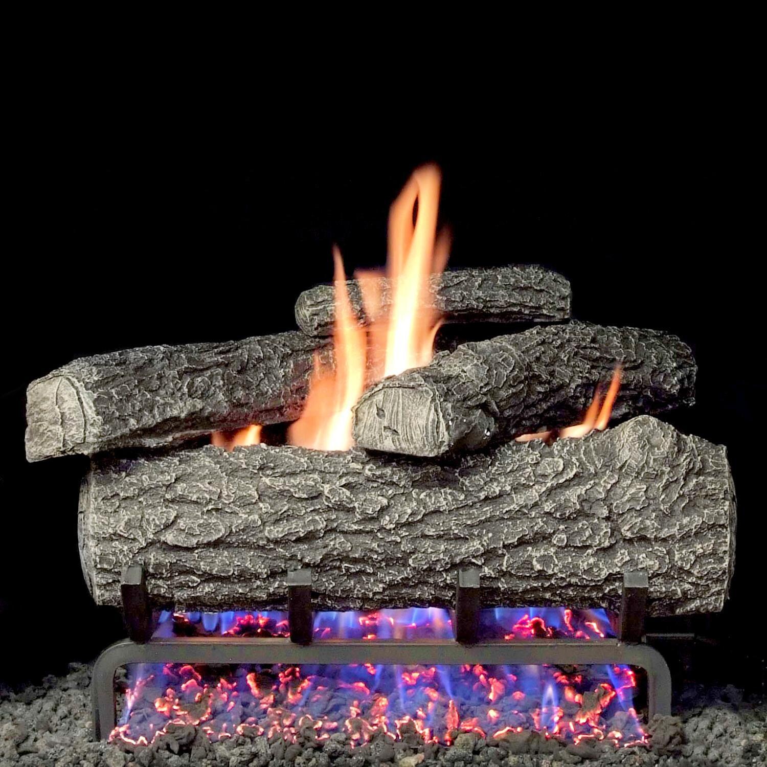 Hargrove 21-Inch Classic Oak Gas Logs (Logs Only - Burner Not Included)