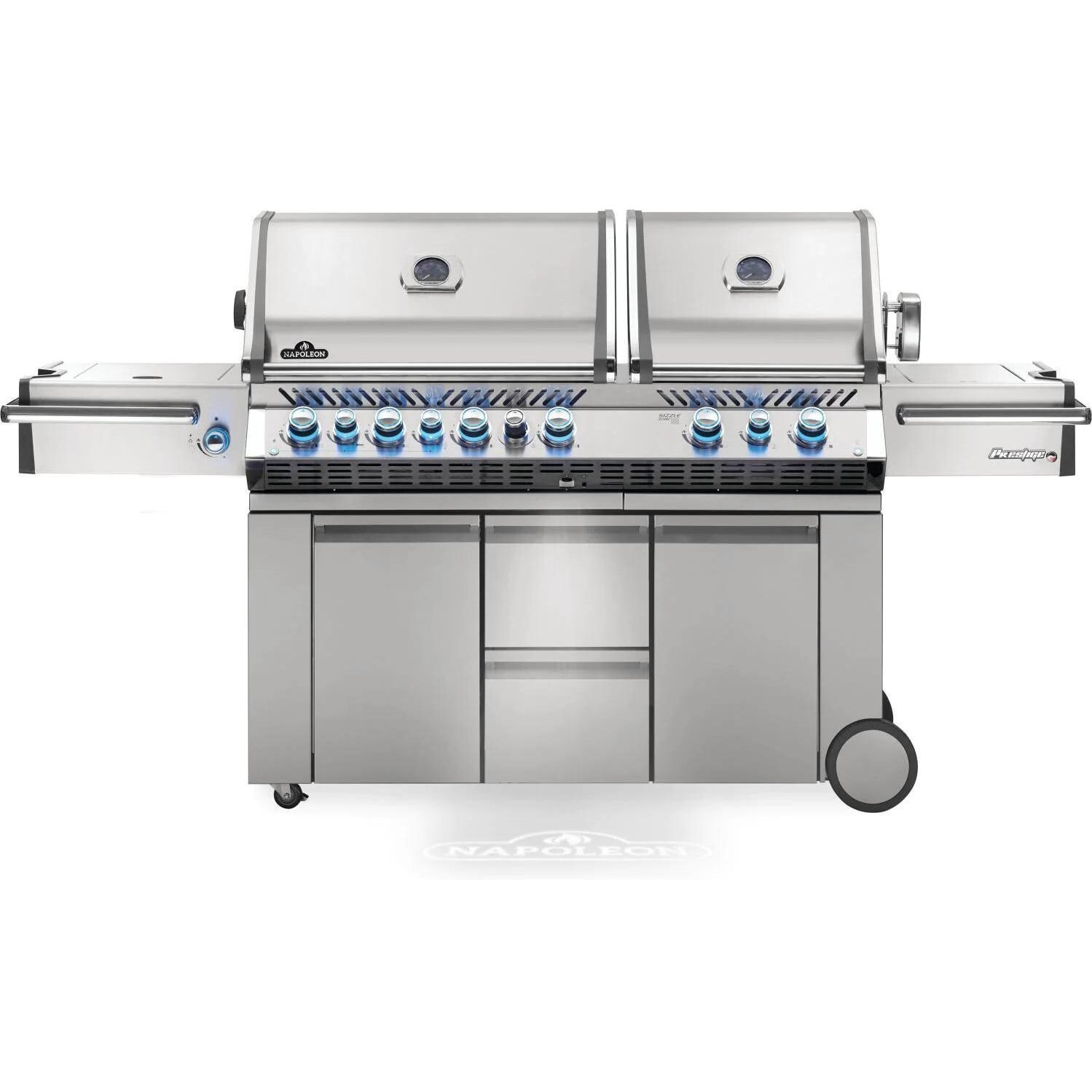Napoleon Legacy Prestige PRO 825 6-Burner Natural Gas Grill w/ Rotisserie & Power Burner - PRO825RSBINSS-3