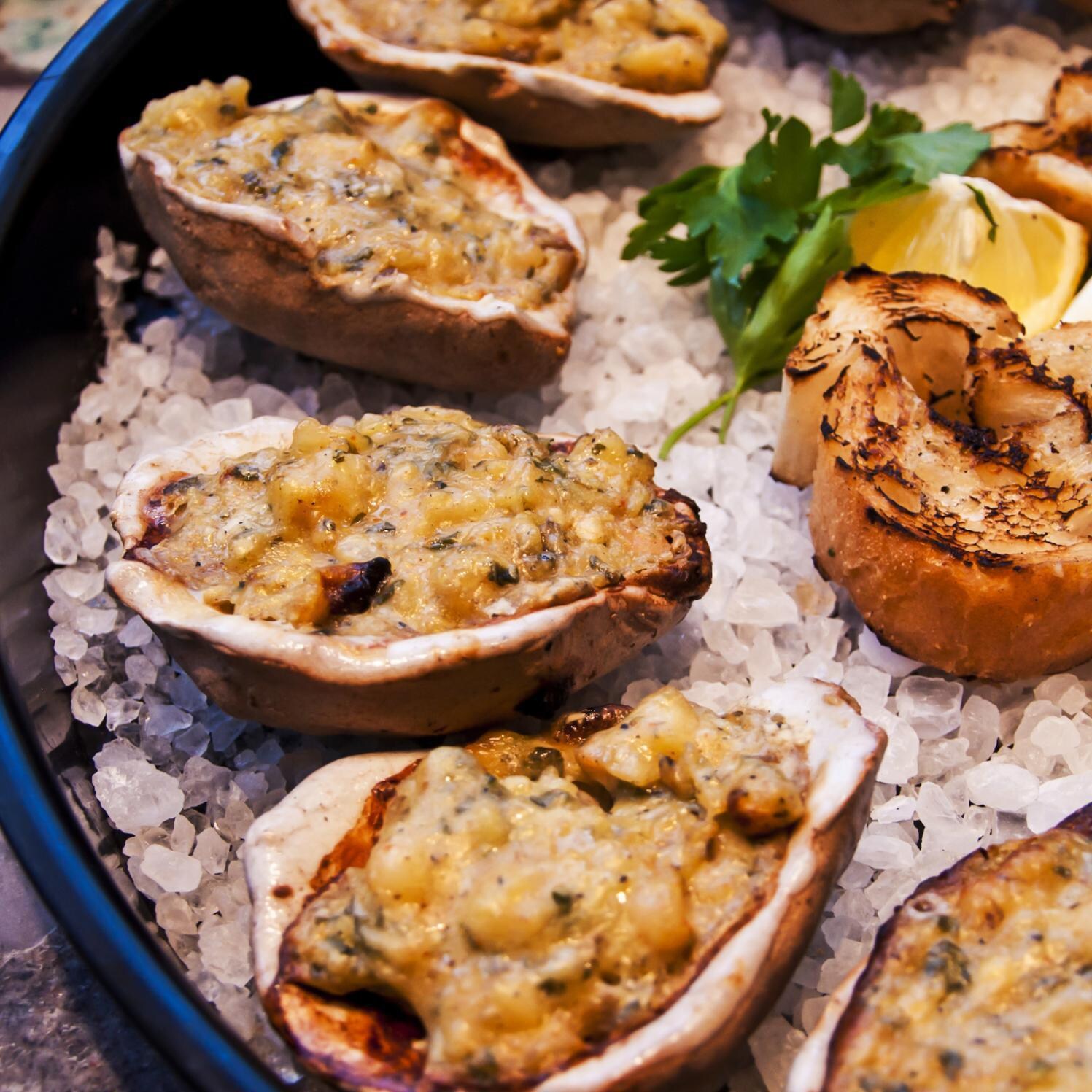 Loftin Ceramic Oyster Shells - Two Sets Of 12