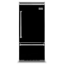 Viking Professional 5 Series 36-Inch 20.4 Cu. Ft. Built-In Left Hinge Bottom Freezer Refrigerator - Black - VCBB5363ELBK image