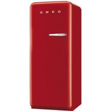 Smeg 9.22 Cu. Ft. Left Hinge Retro Style Refrigerator / Freezer - Red FAB28URDL1 image