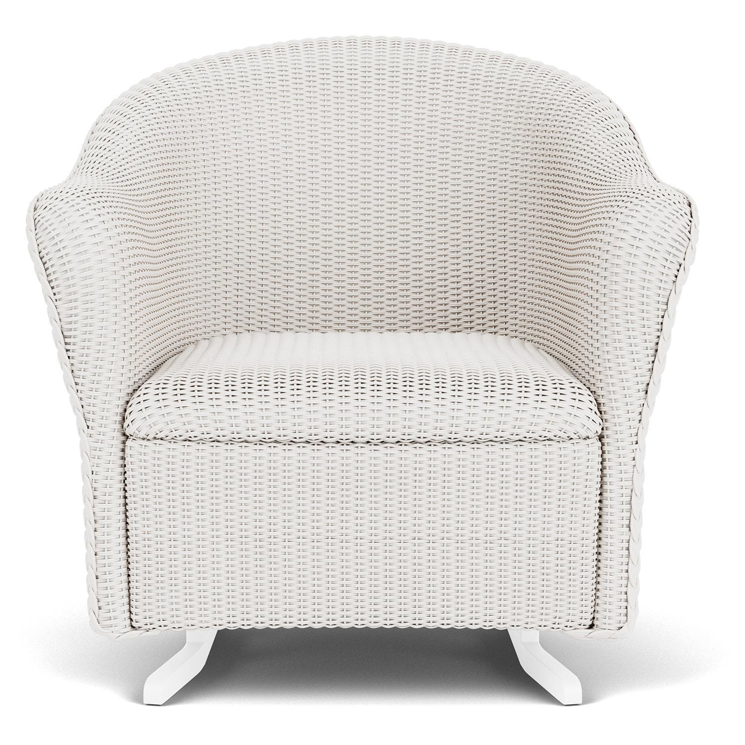 Reflections Lloyd Loom Rocking Club Chair in White by Lloyd Flanders
