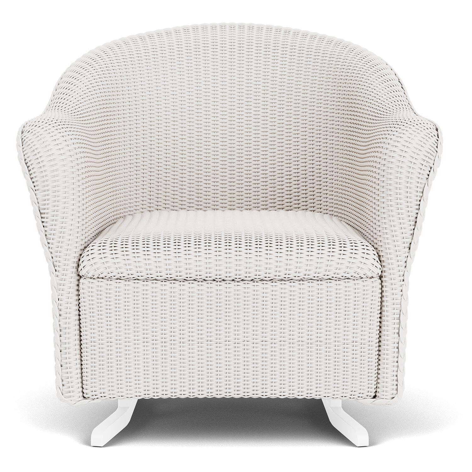 Lloyd Flanders Reflections Spring Rocker W/ Padded Seat in White Finish thumbnail