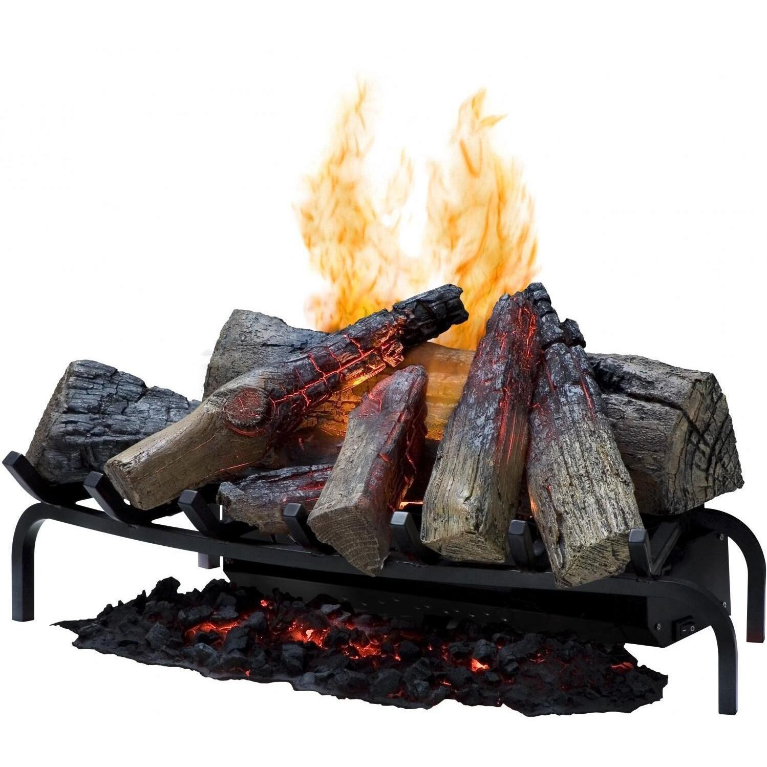 Dimplex - DLGM29 - Opti-Myst II 28-Inch Open Hearth Electric Insert - Inner-Glow Logs - Flame Only