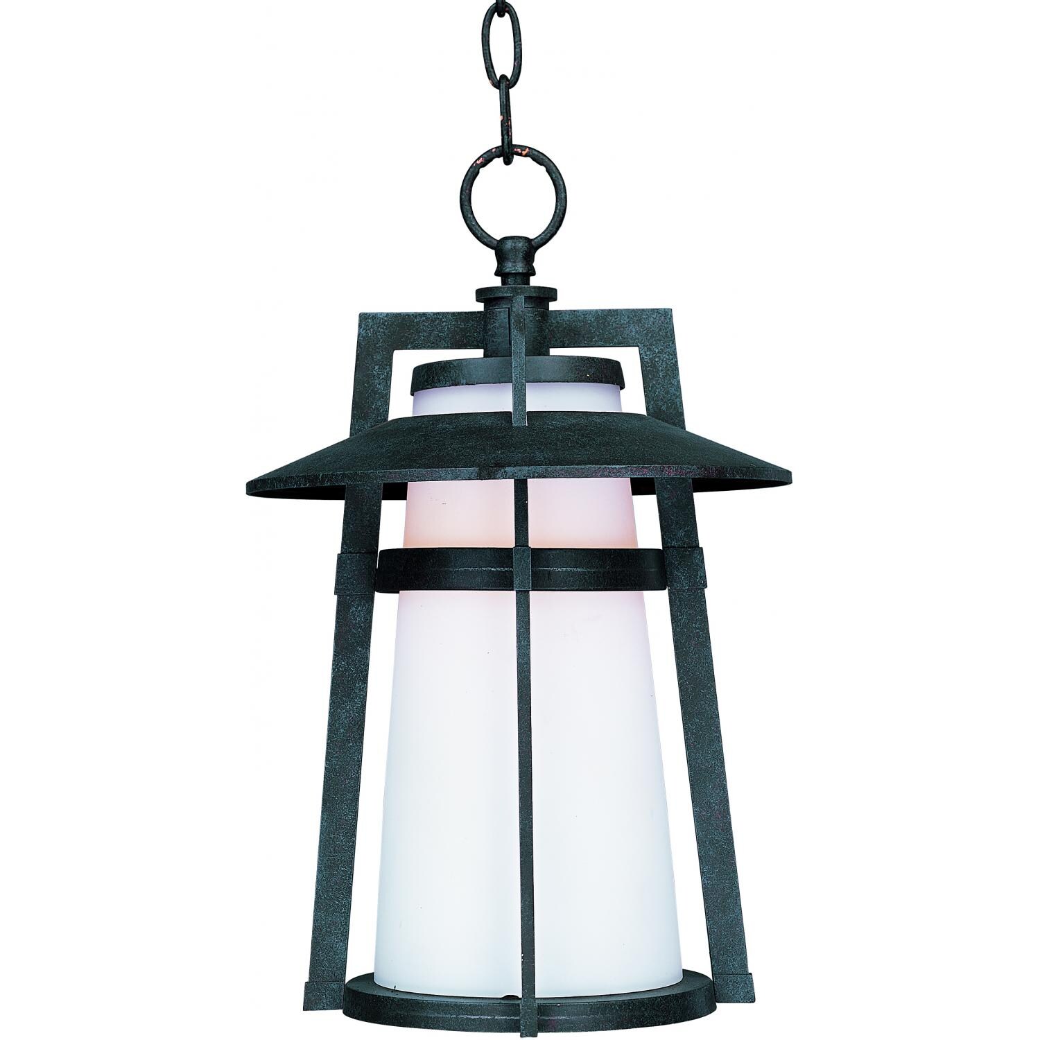 Maxim Calistoga One Light 17-Inch Outdoor Hanging Lantern - Adobe - 3539SWAE