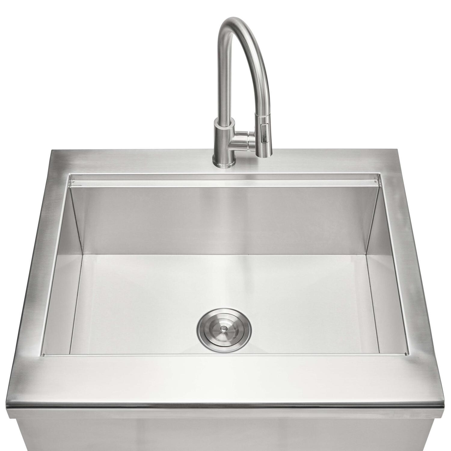 Coyote Outdoor Living C3FHSINK 30 Inch Farmhouse Sink - Top - White Background thumbnail