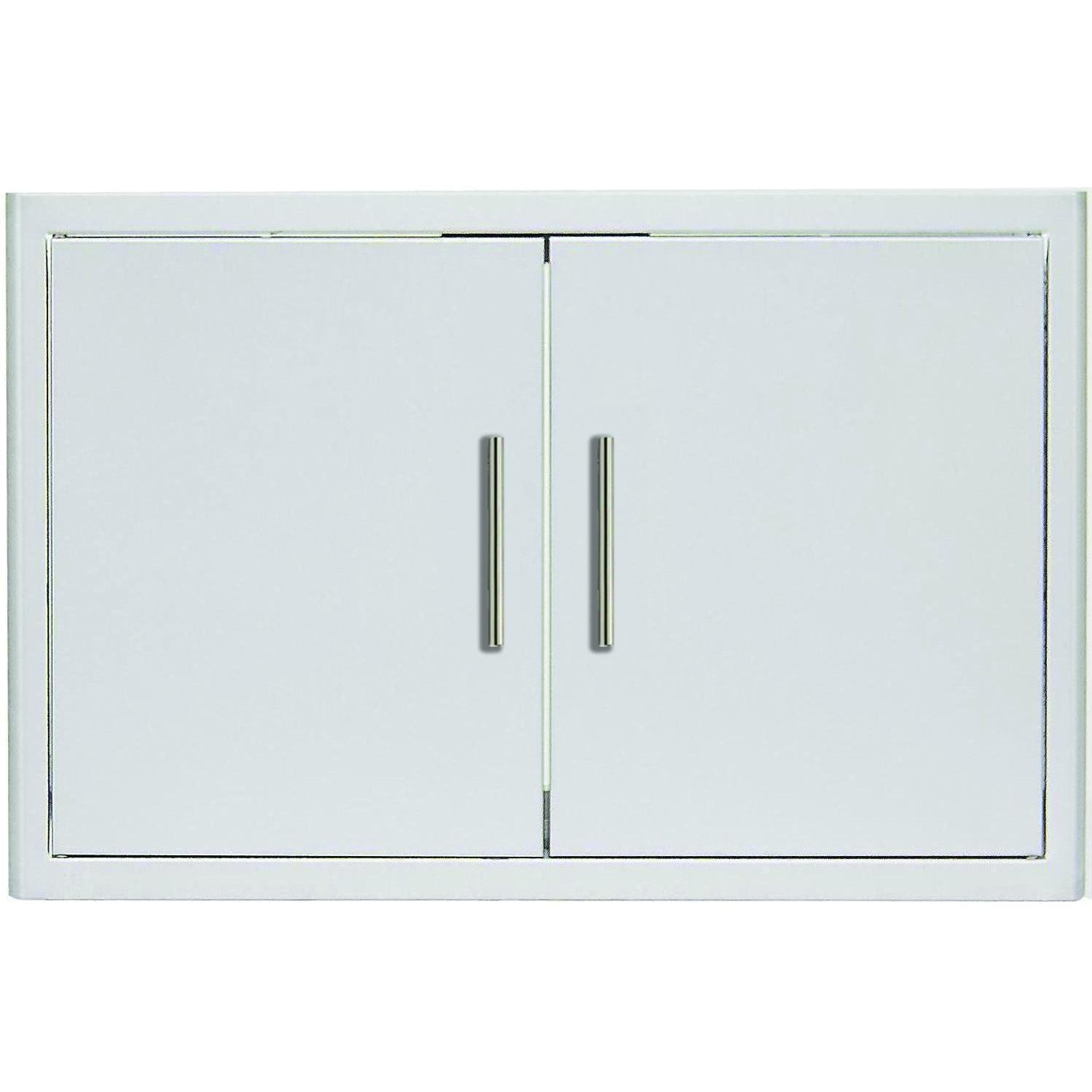 Blaze BLZ-AD32-R-SC 32-Inch Stainless Steel Double Access Door w/ Paper Towel Holder - White Background thumbnail