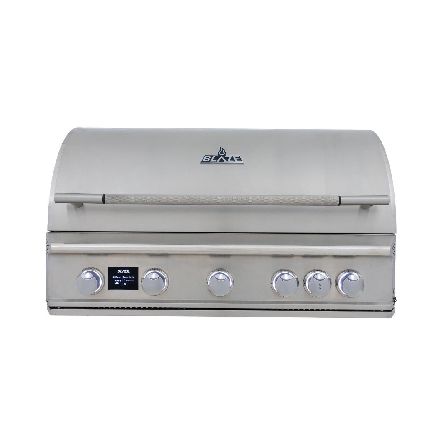 Blaze BLZ-5LTEPRO-LP Propane Grill - Hood Closed - White Background thumbnail
