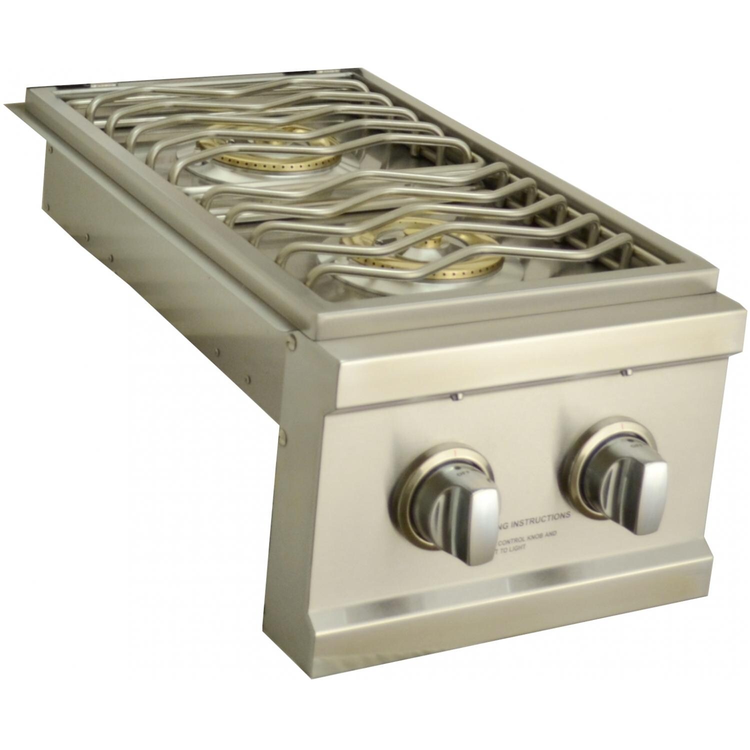 Sole Propane Gas Built-In Double Side Burner With LED Light