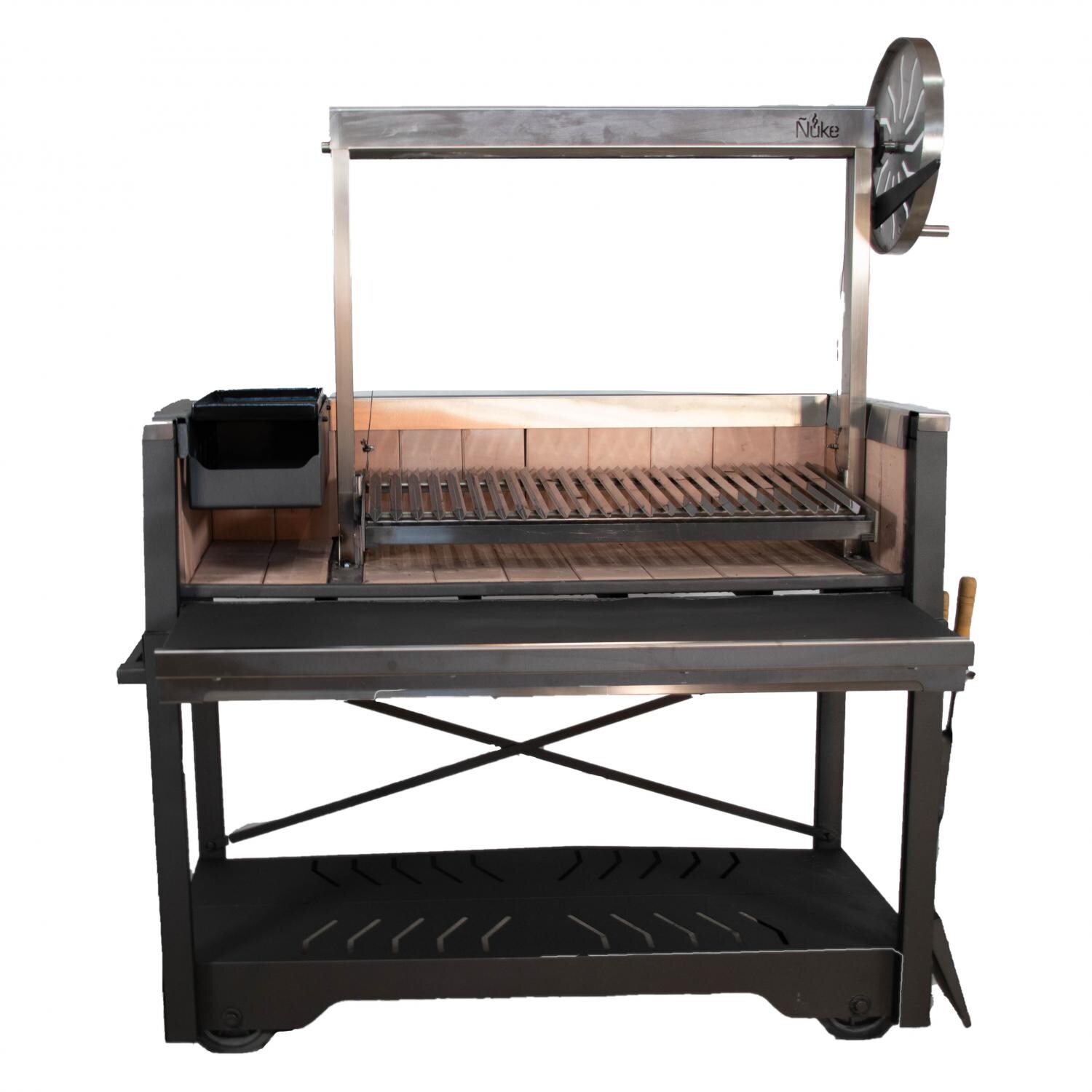 Nuke PUMA Puma Charcoal Santa Maria-Style Grill - Front Open Firebox thumbnail