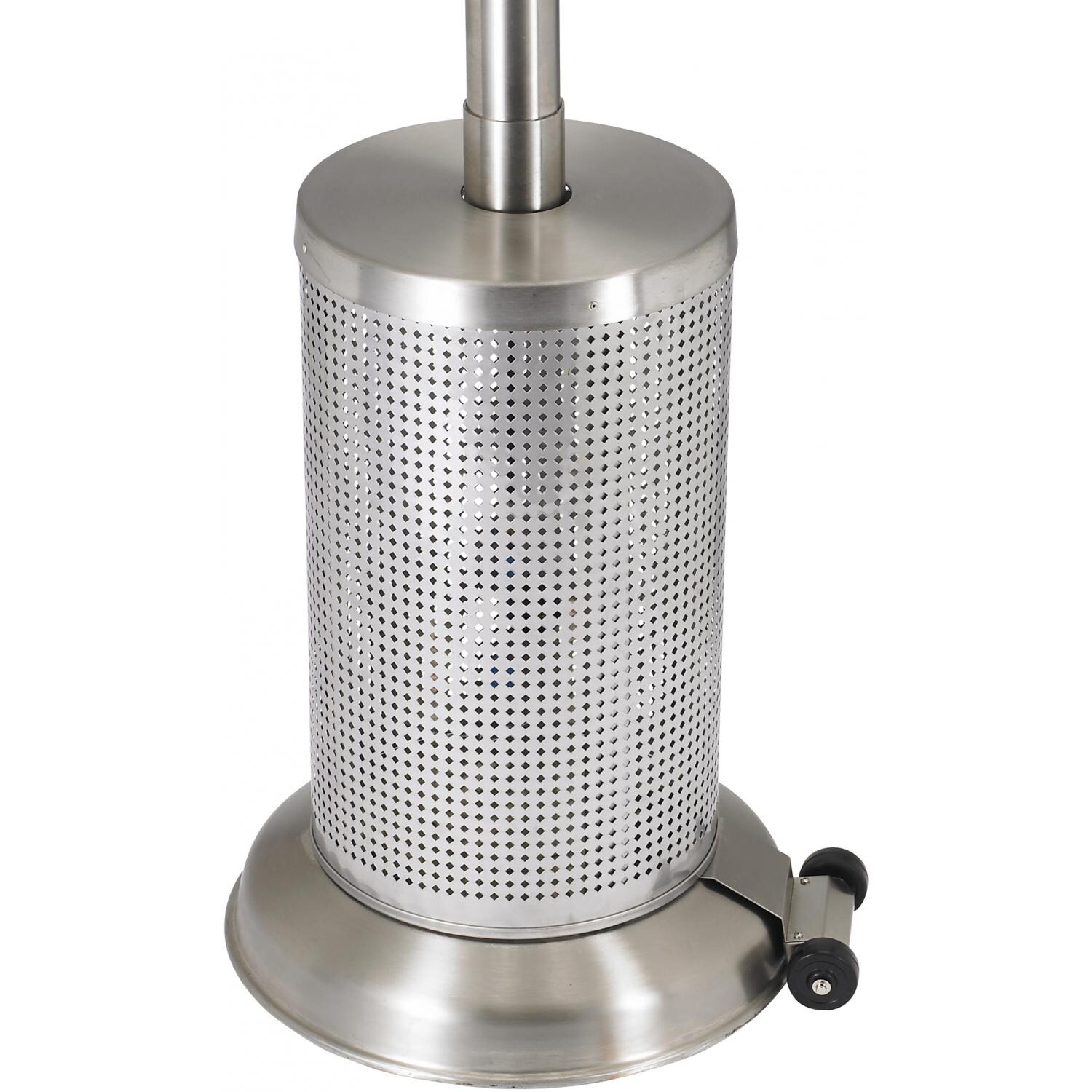 Sunglo 40000 BTU A270SS Propane Gas Patio Heater - Propane Tank Cover (Shown With Wheel Kit - Not Included) thumbnail