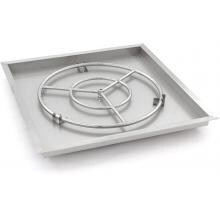 Lakeview Outdoor Designs 30-Inch Square Drop-In Pan With 24-Inch Natural Gas Ring Burner