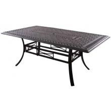 Darlee Series 88 72 X 42 Inch Cast Aluminum Patio Dining Table image