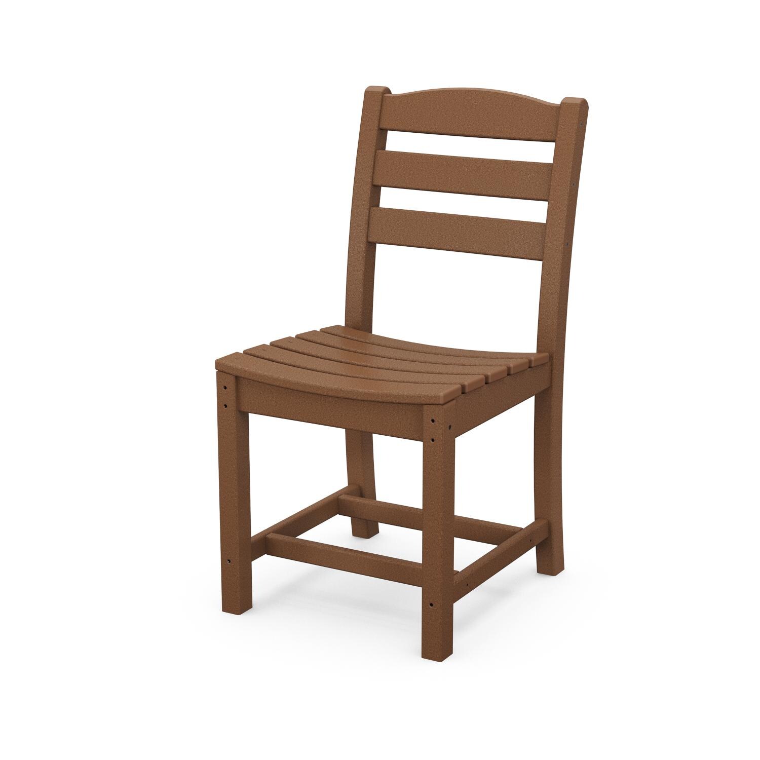 POLYWOOD La Casa Cafe Teak Dining Side Chair thumbnail