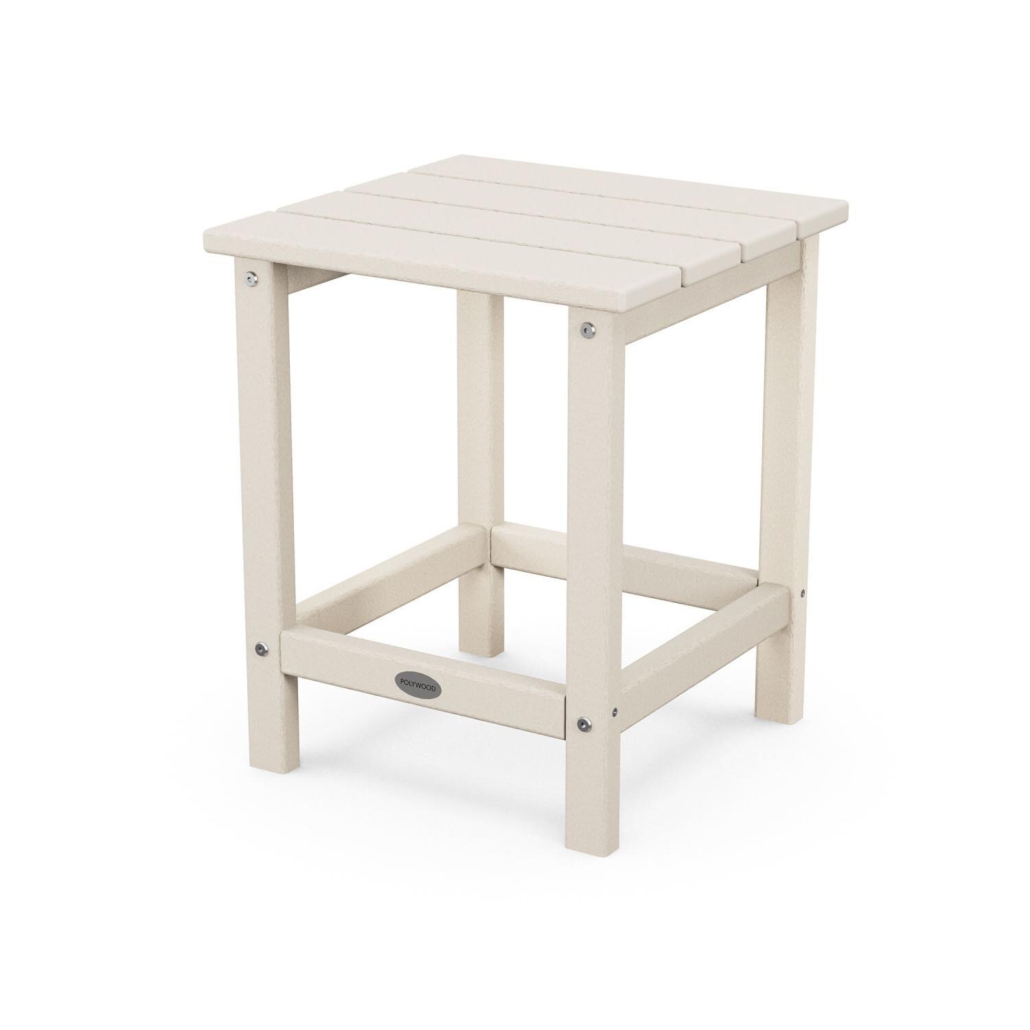 POLYWOOD PWS700-1-SA Classic Folding Adirondack 3-Piece Set W/ Long Island 18-Inch Side Table - Side Table thumbnail