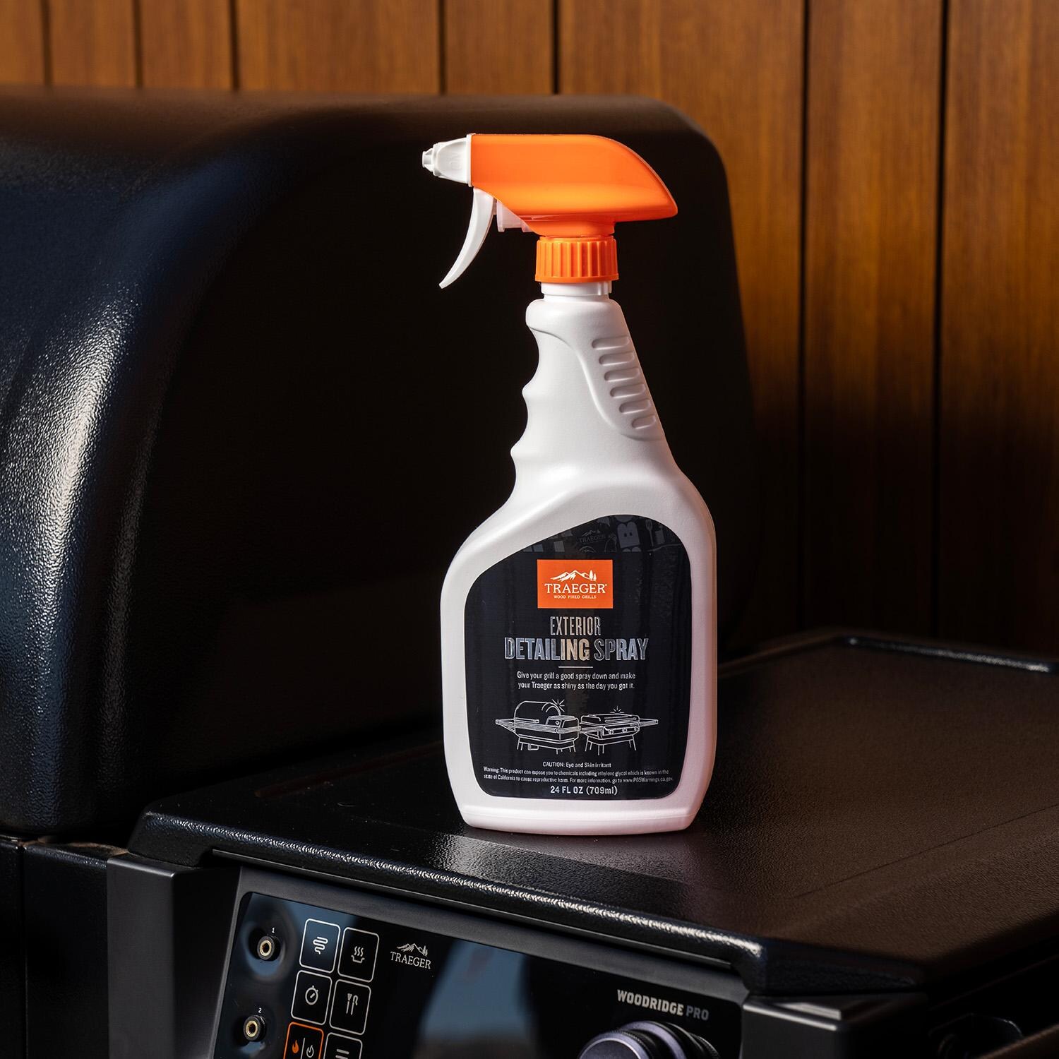 Traeger BAC807 Enamel Cleaner - On Grill - Lifestyle thumbnail