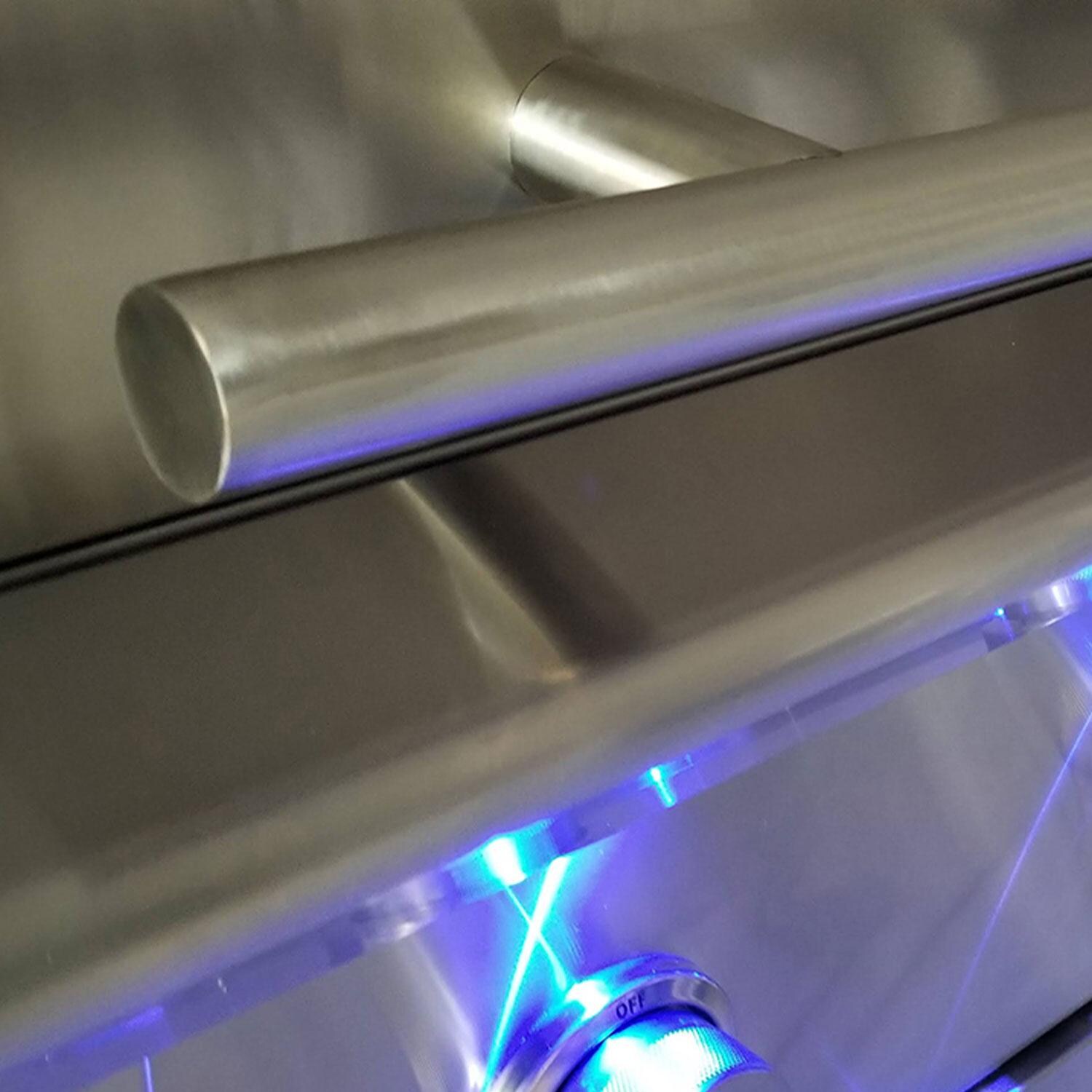 XO Appliance XOGRILL30N Pro-Grade 30-in 2 Burner Built-In Natural Gas Grill w/ Rotisserie Burner - Grill Handle - Detail thumbnail