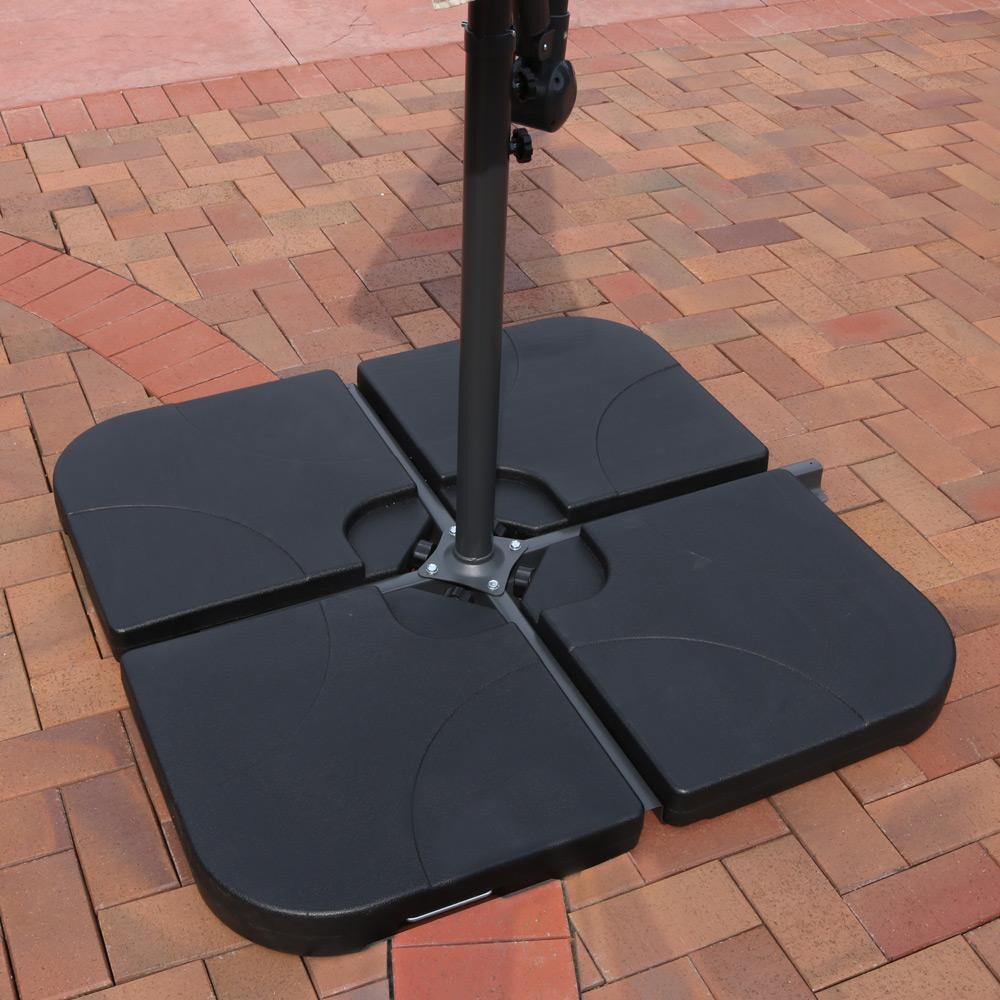 cantilever patio umbrella base weight Rolling Stand With Refillable HDPE Reservoirs Heavy Duty Setup That Keeps It Steady In Wind 253 To 363 Lb Below are the recommended weights for umbrella bases Outsunny Freestanding Umbrella Base: Heavy-Duty,