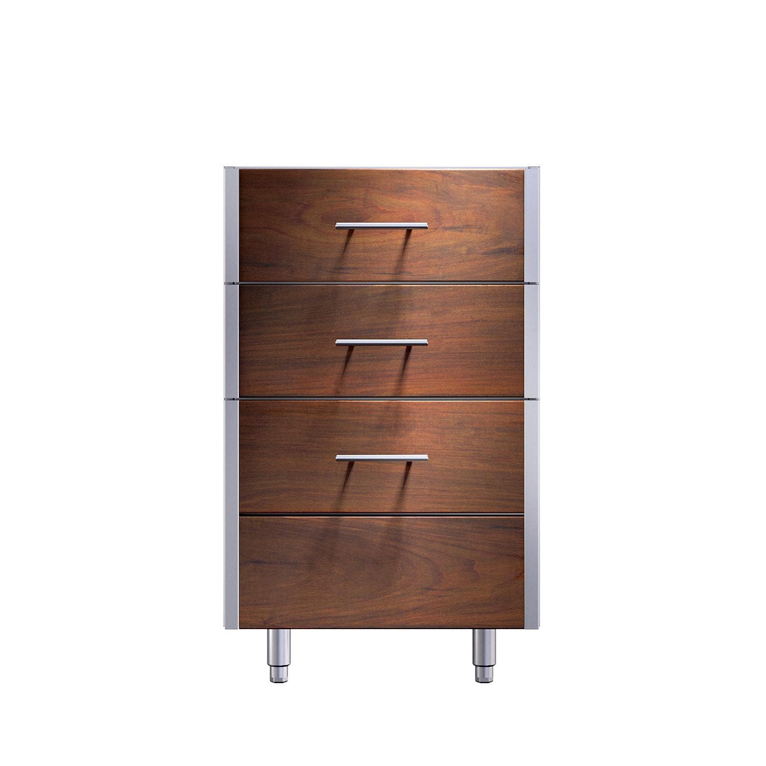 Kalamazoo KD-21-3-IPE-S4 Arcadia 21 Inch Cabinet - Three Drawers - Ipe Finish  thumbnail