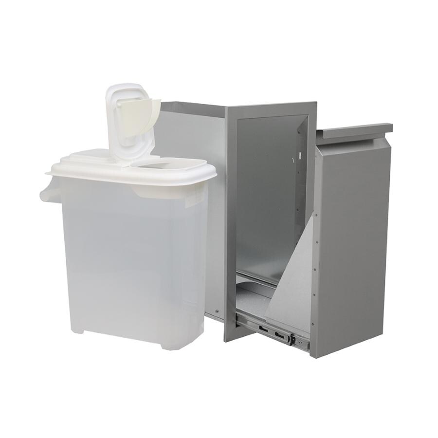 RCS VDCP1 Valiant Stainless Steel Fully Enclosed Charcoal/Pellet Drawer - Plastic Bin Separate From Drawer thumbnail