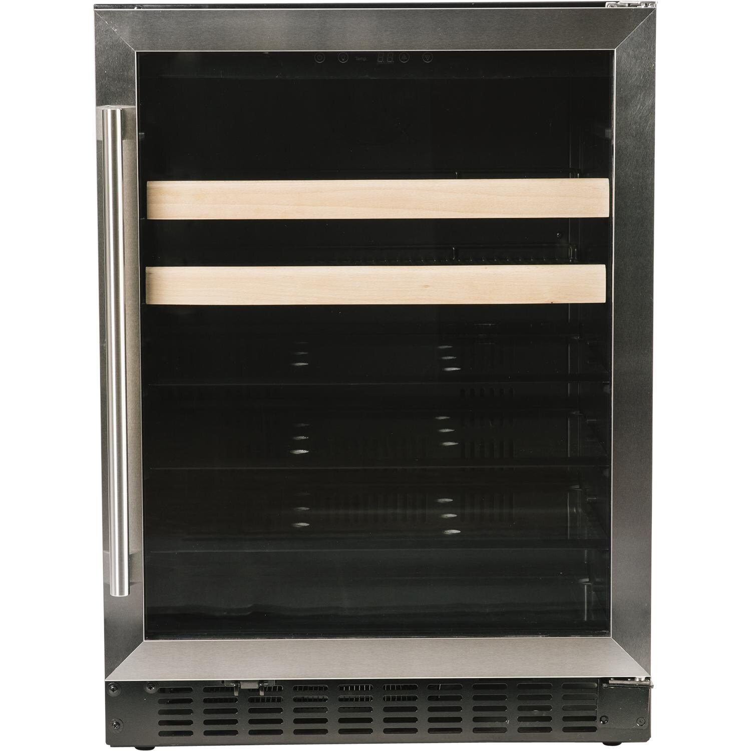 Azure 24-Inch 5.1 Cu. Ft. Beverage Center - Stainless Steel - Front View W/ Door Closed thumbnail