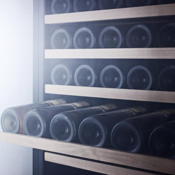 Summit 160 Bottle Dual Zone Wine Cellar / Cooler - SWC1966 - Door and Shelf Detail thumbnail