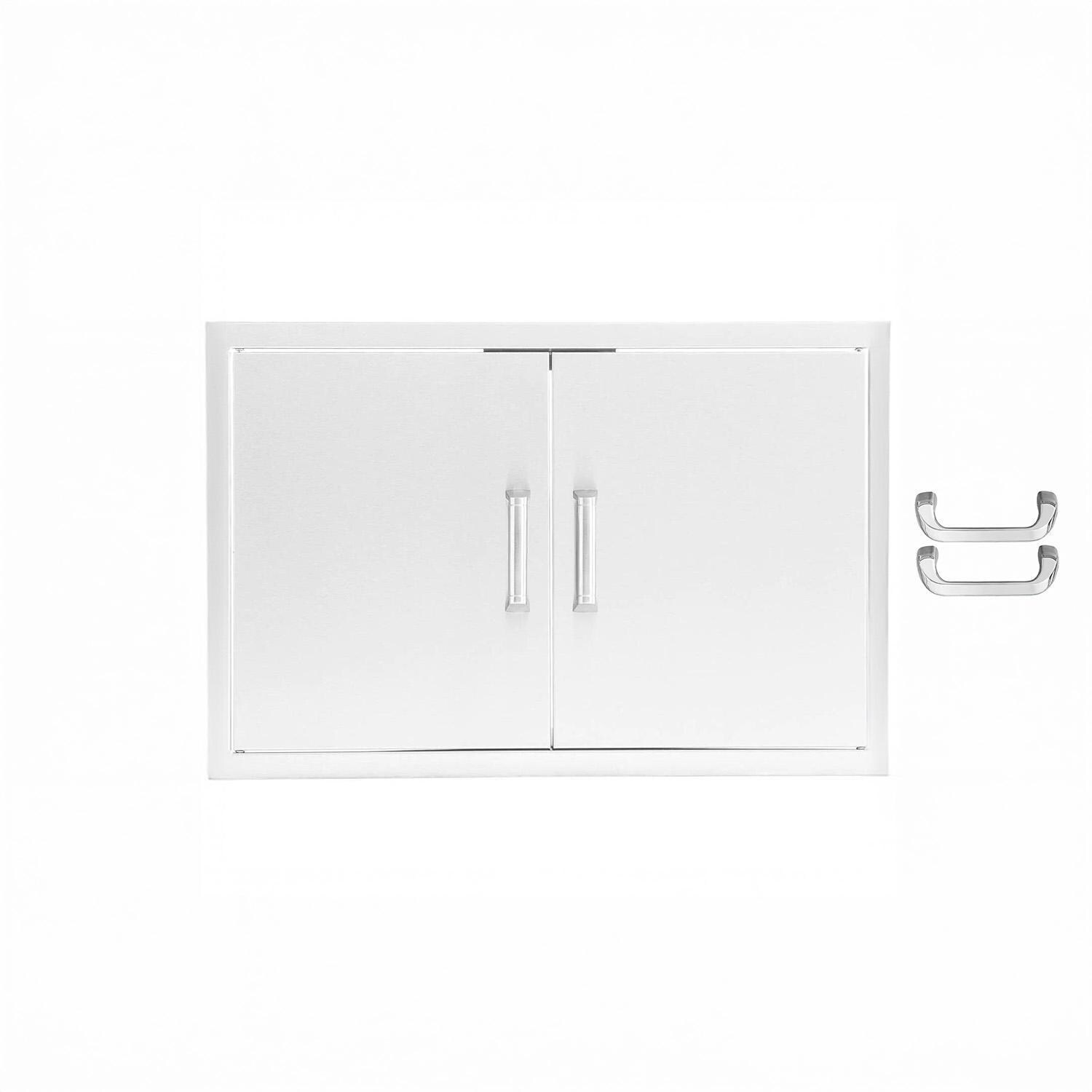 25-in Contempo/Traditional Stainless Steel Double Access Door by 