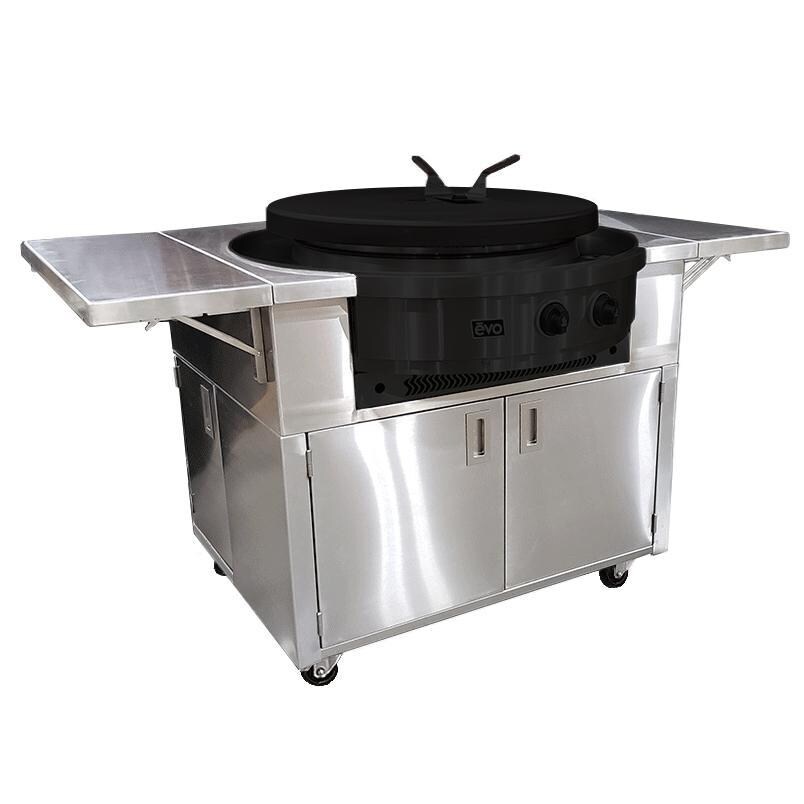 Evo 10-0053-30 Affinity 30G Stainless Steel Cart - Side View thumbnail