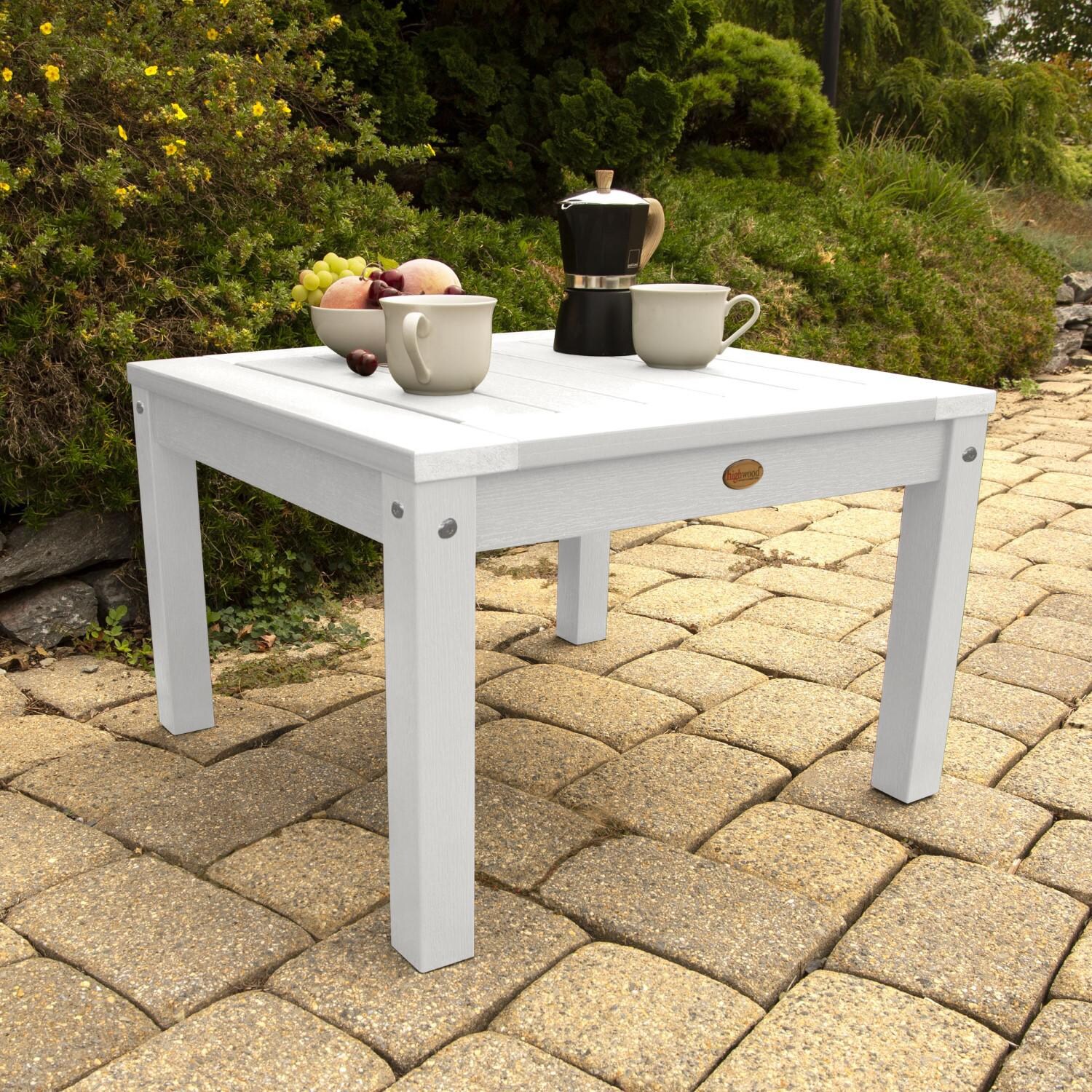 Lakeview Adirondack Side Table - White - Top Side thumbnail