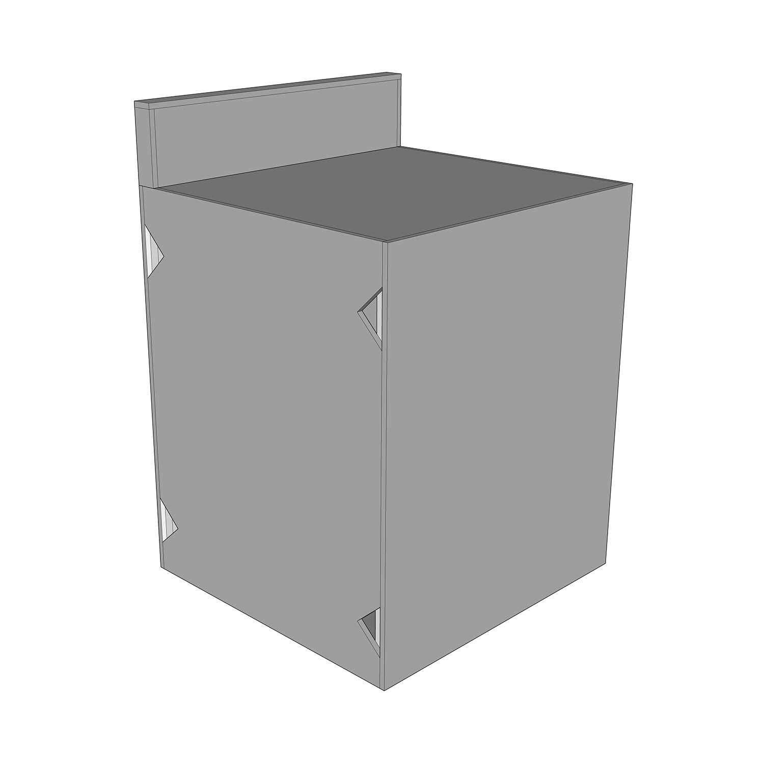 Universal 30-Inch Ready To Finish BBQ Island Appliance And Storage Cabinet W/Backsplash thumbnail