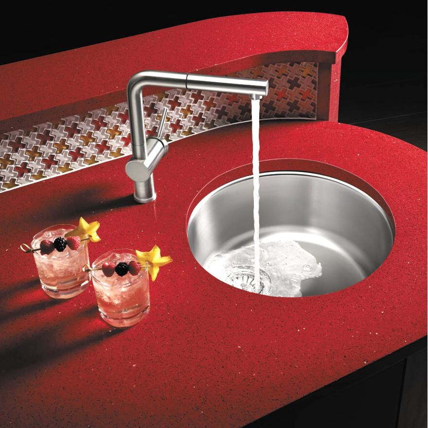 Blanco Rondo 18Inch 18Gauge Stainless Steel Dual Mount Bar Sink