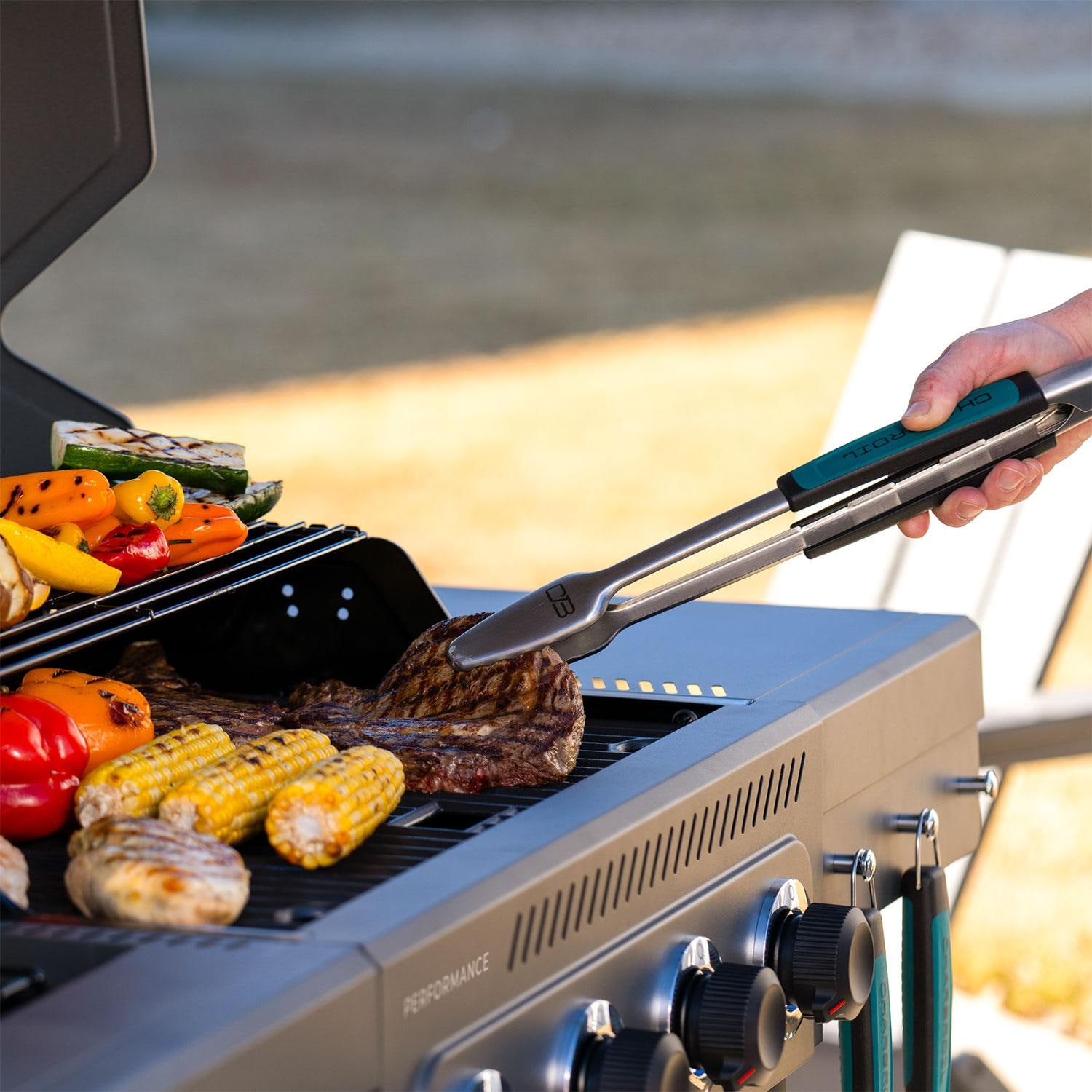 Charbroil Performance Series 4 Burner Gas Grill Cabinet w/ Side
