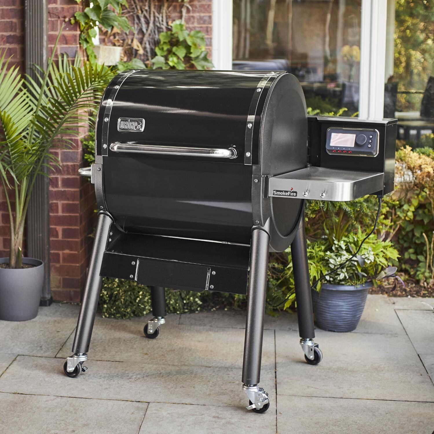 Weber 22510201 SmokeFire EX4 Gen 2 24-Inch Wi-Fi Enabled Wood Fired Pellet Grill - Lifestyle thumbnail