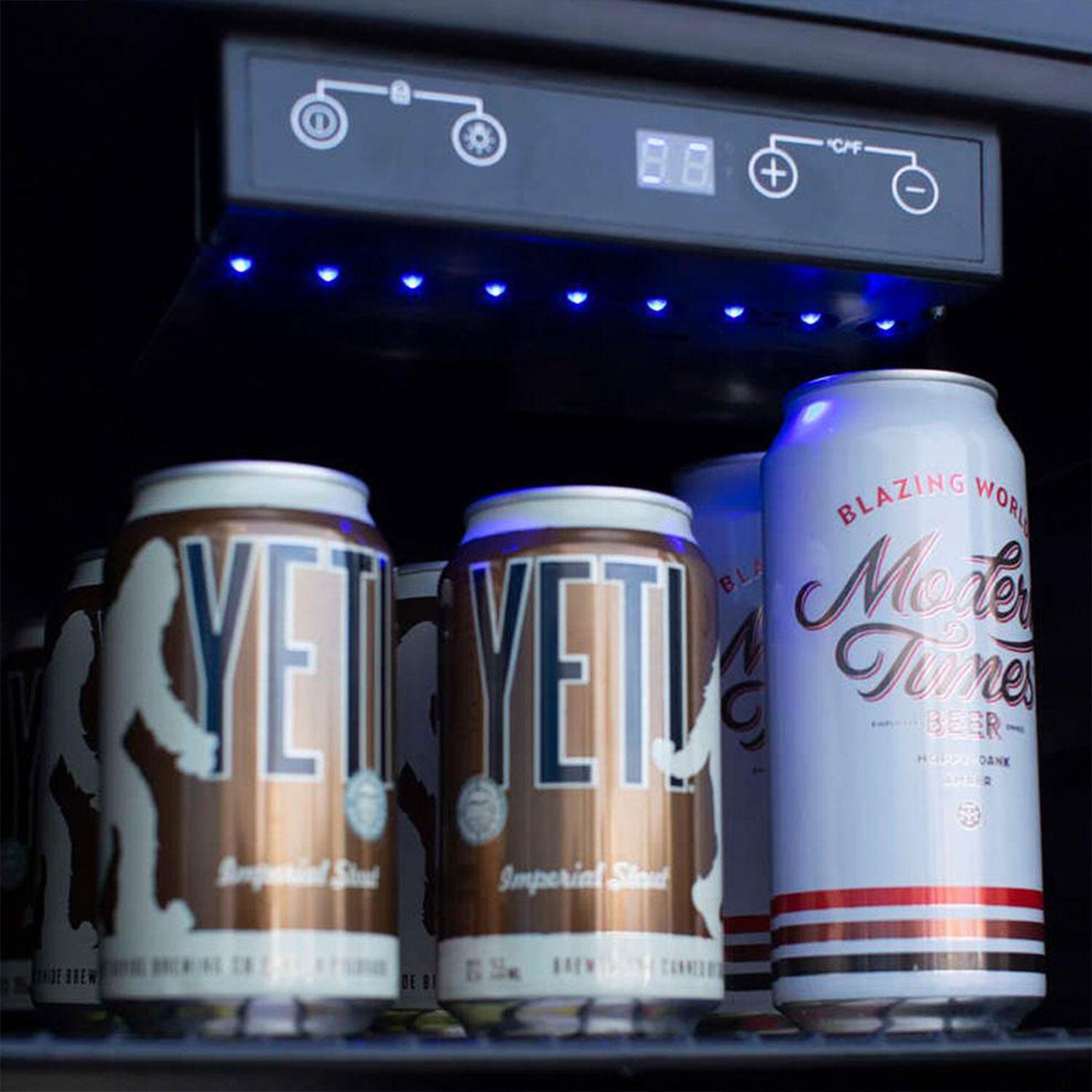 Summerset RFR-15S 15 Inch Outdoor Rated Fridge w/ Stainless Door - Fridge Full - Detail thumbnail