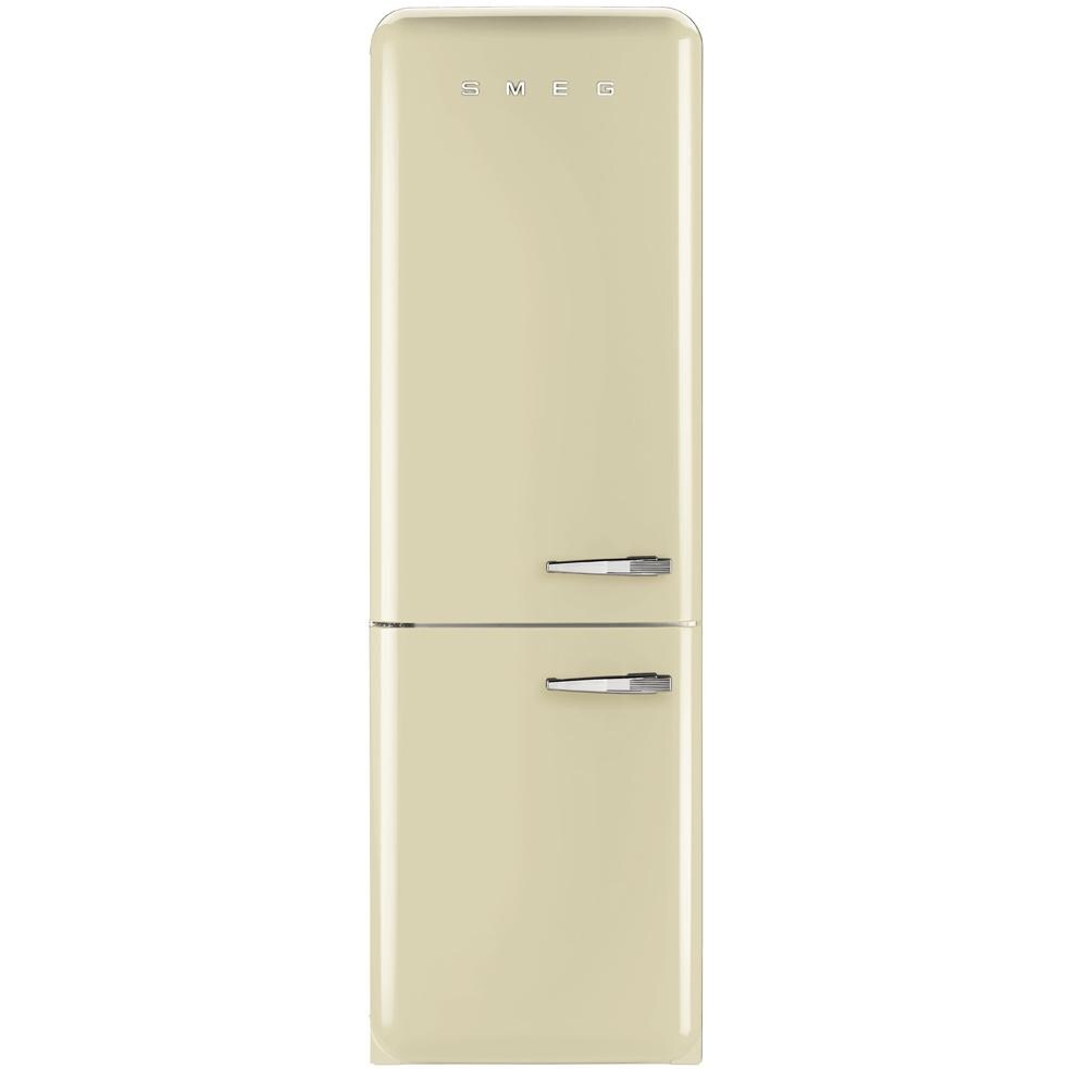 Smeg 50s Retro Style 11.7 Cubic-Foot Refrigerator With Automatic Bottom Freezer - Cream - Left Hinge - FAB32UCRLN thumbnail