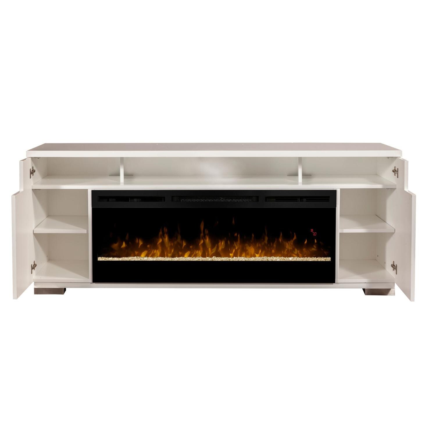 Dimplex Haley 76-Inch Electric Fireplace Media Console ...