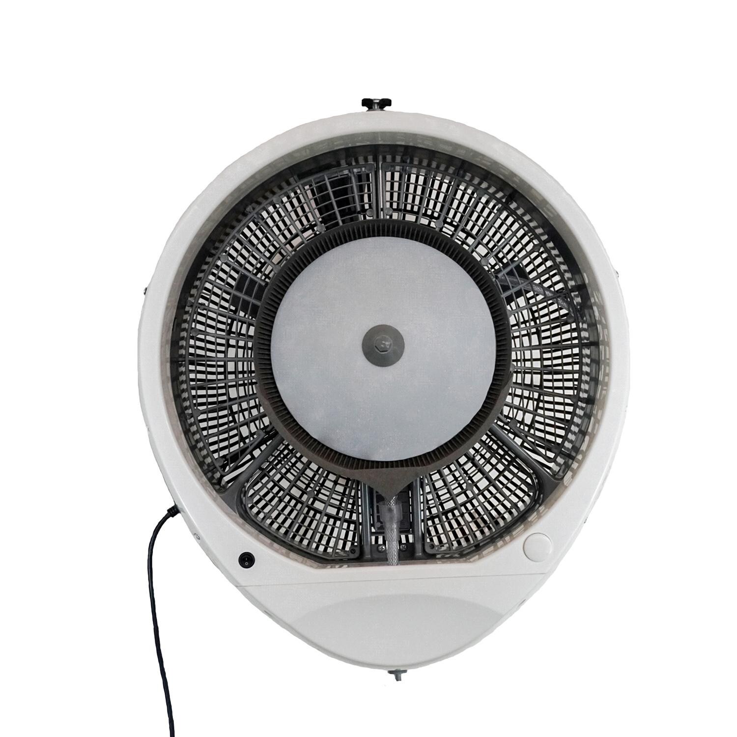 Ecojet by Joape LVP-030102 Cyclone Wall Mount Outdoor Misting Fan - White thumbnail
