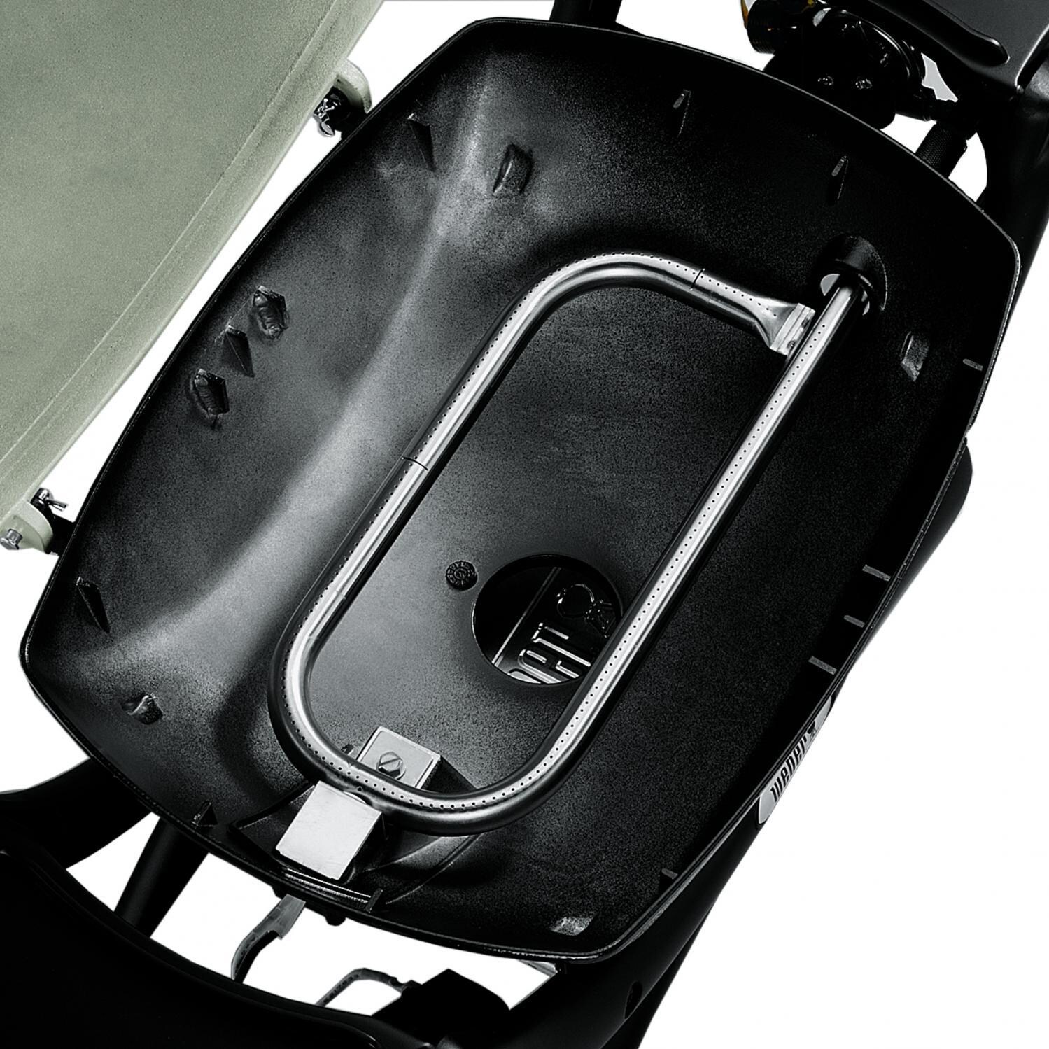 Weber Q 1000 Portable Propane Gas Grill - Stainless Steel Burner thumbnail