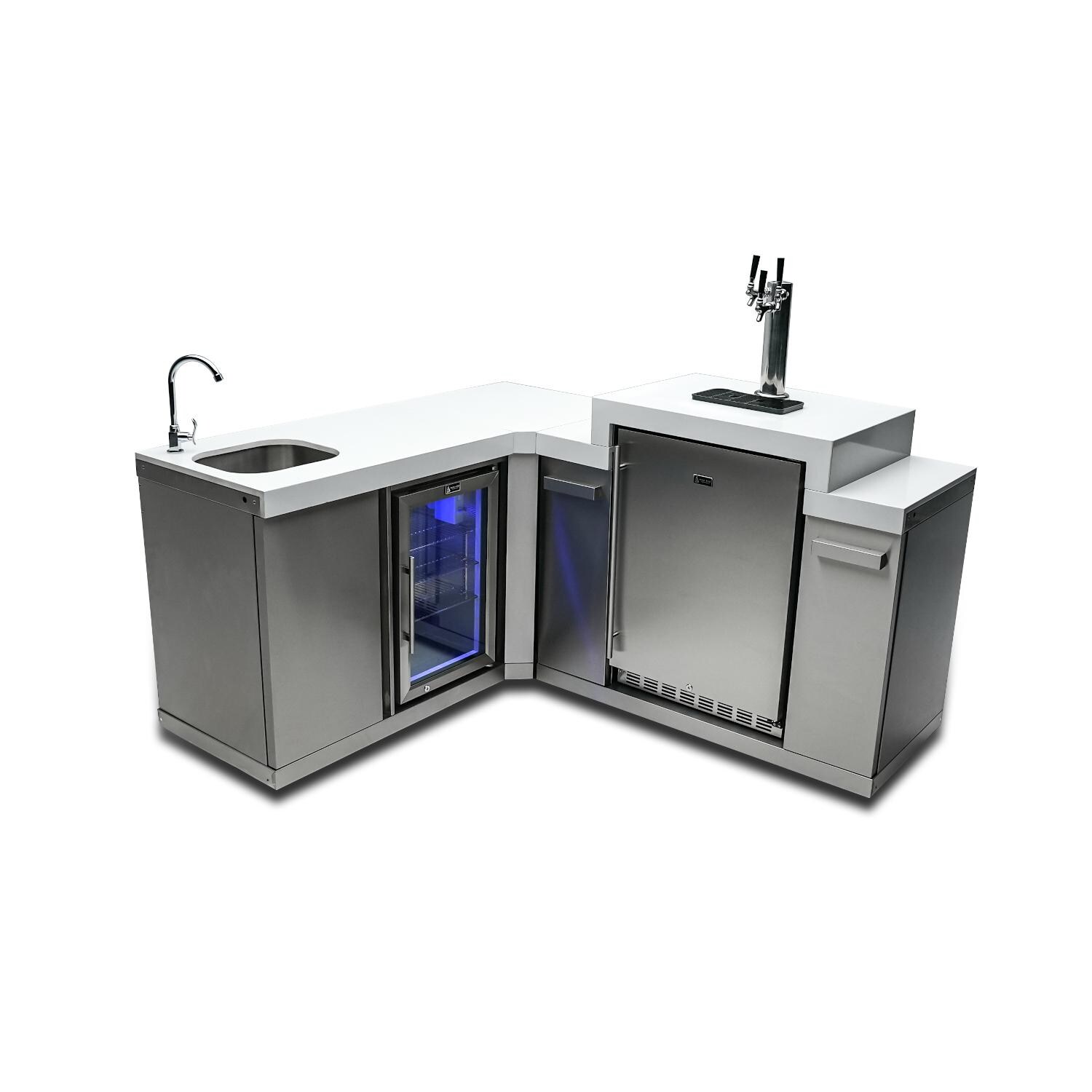 Mont Alpi MA-BEV90KEG Beverage Center W/ 90 Degree Corner & Kegerator thumbnail