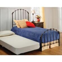 Hillsdale Bonita Copper Mist Metal Bed Set With Frame And Trundle - Twin - 346BTWHTR image