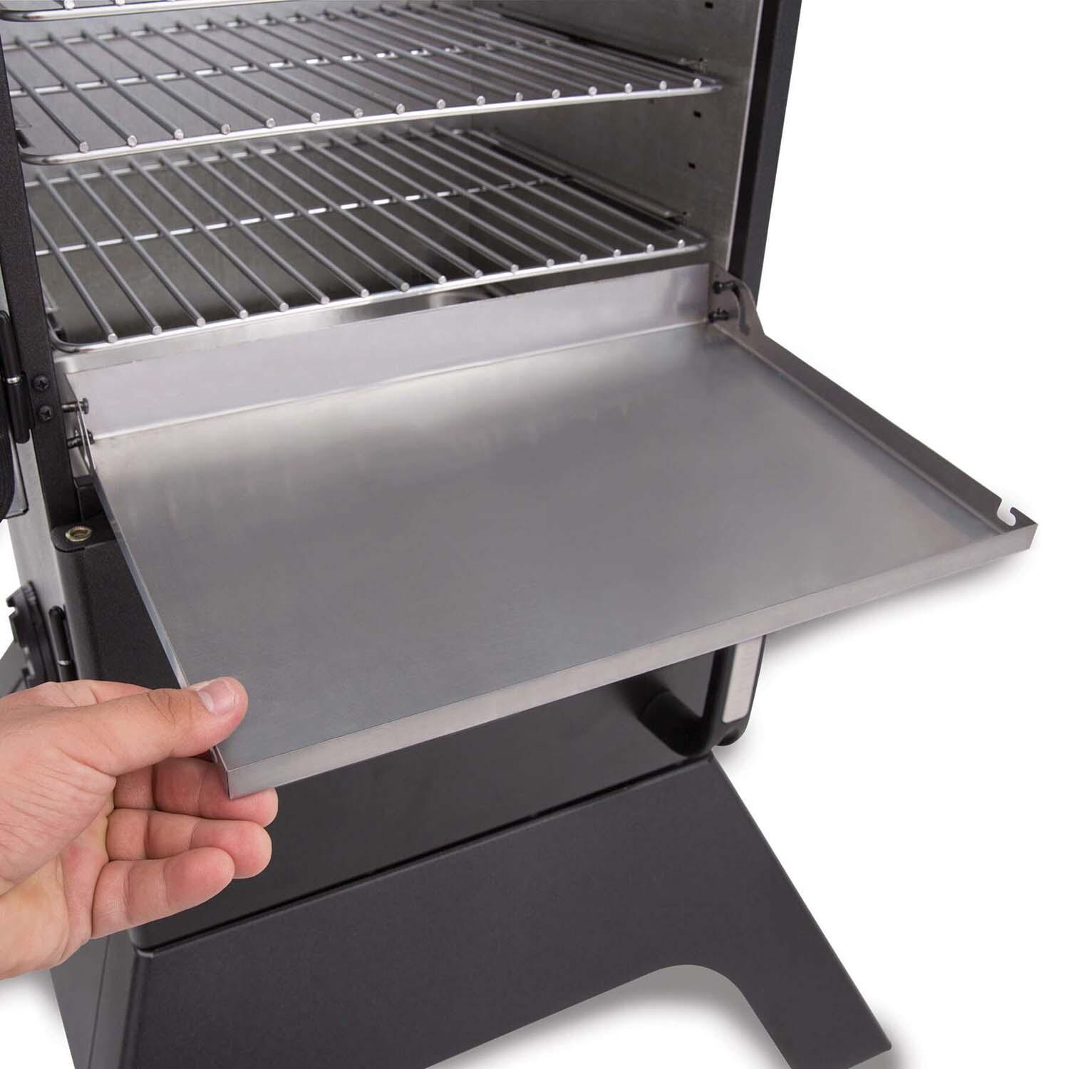 Broil King 28-Inch Smoke Vertical Propane Gas Smoker - Black - Solid Rack - Detail thumbnail
