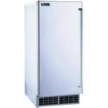 Perlick 55 Lb. Built-In Ice Machine - Custom Panel Wood Overlay Door / Stainless Steel Cabinet - H50IMW image