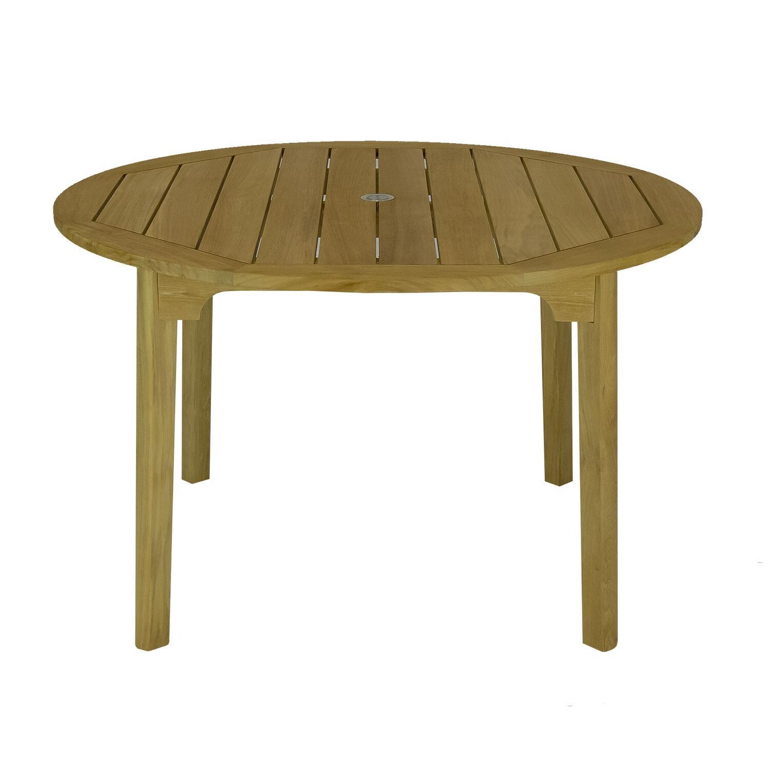 Admiral 50 Inch Round Dining Table by Royal Teak Collection - Display - White Background thumbnail