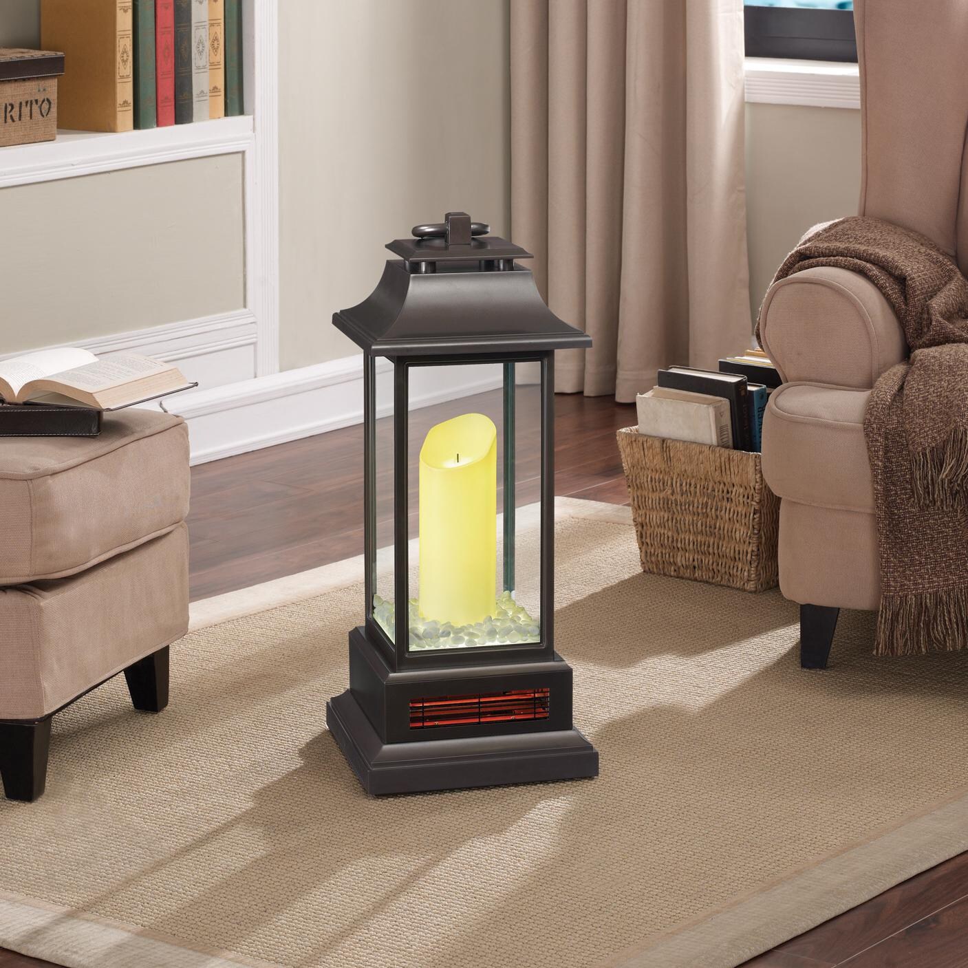 Duraflame 27-Inch Flameless Electric Indoor Candle Lantern Heater - Bronze  - 10ILH100-01 : BBQGuys
