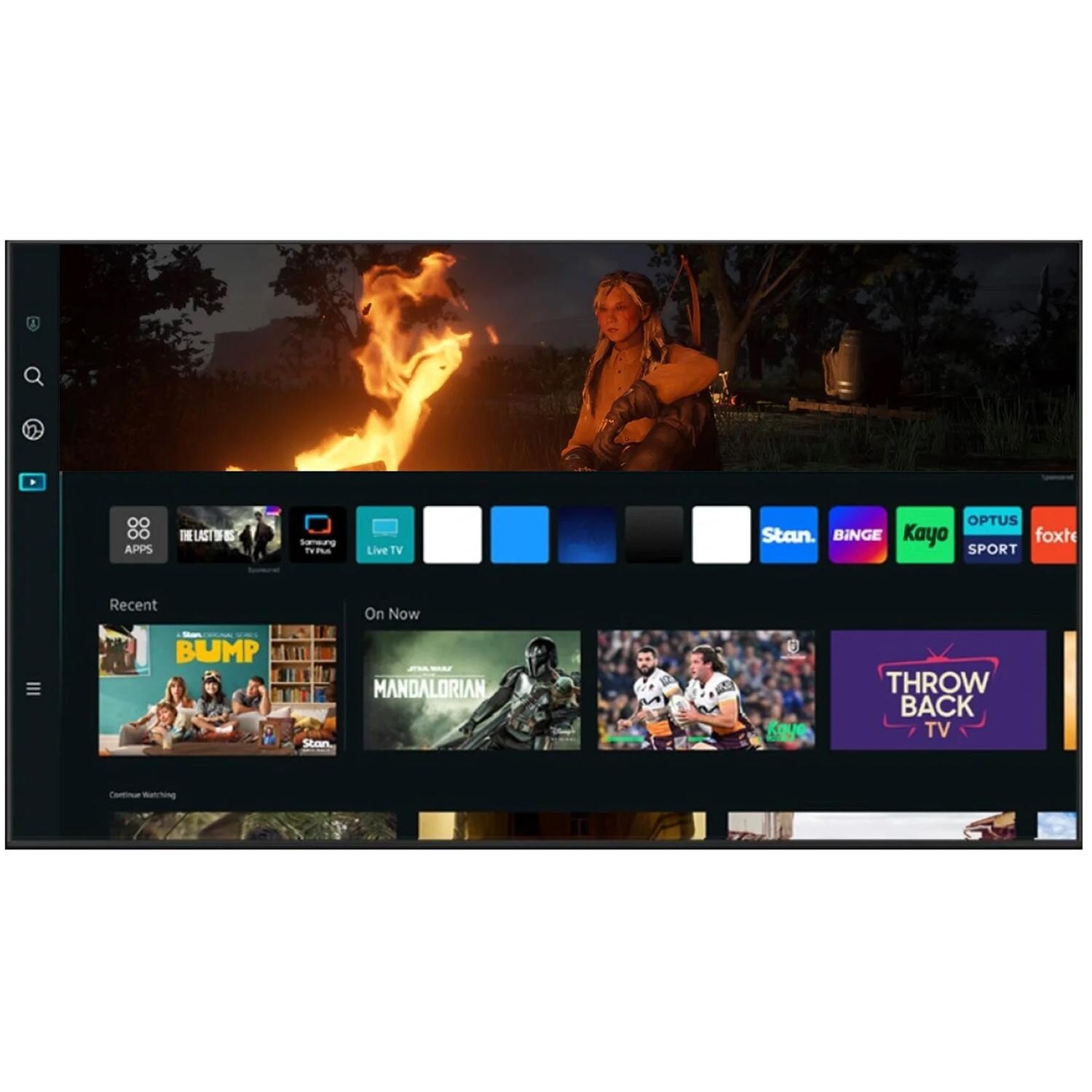 Titan BQG-S100-OLED-077-010 S100 Series 77 Inch Partial Sun 4K OLED Quantum HDR+ Smart Outdoor TV W/ Built-In Alexa - Apps - White Background thumbnail